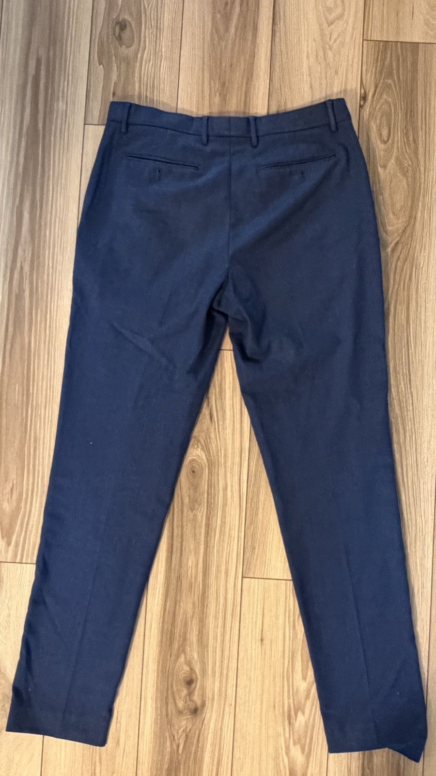 Banana Republic Banana Republic Tailored Fit Sharkskin Suit, Basic Navy, 42L Size 42L - 8 Thumbnail