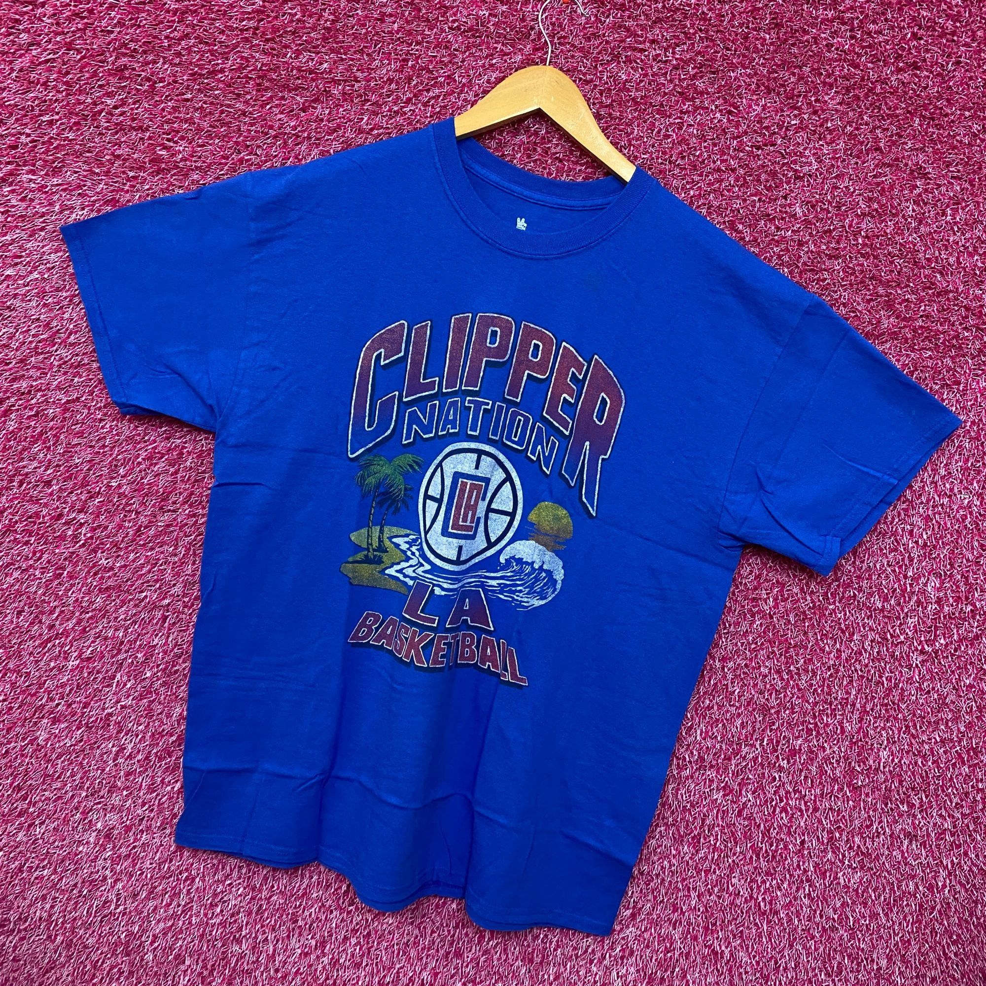 NBA Clipper Nation LA Basketball NBA Team Beach Tailgate Tee L Size US L / EU 52-54 / 3 - 3 Thumbnail