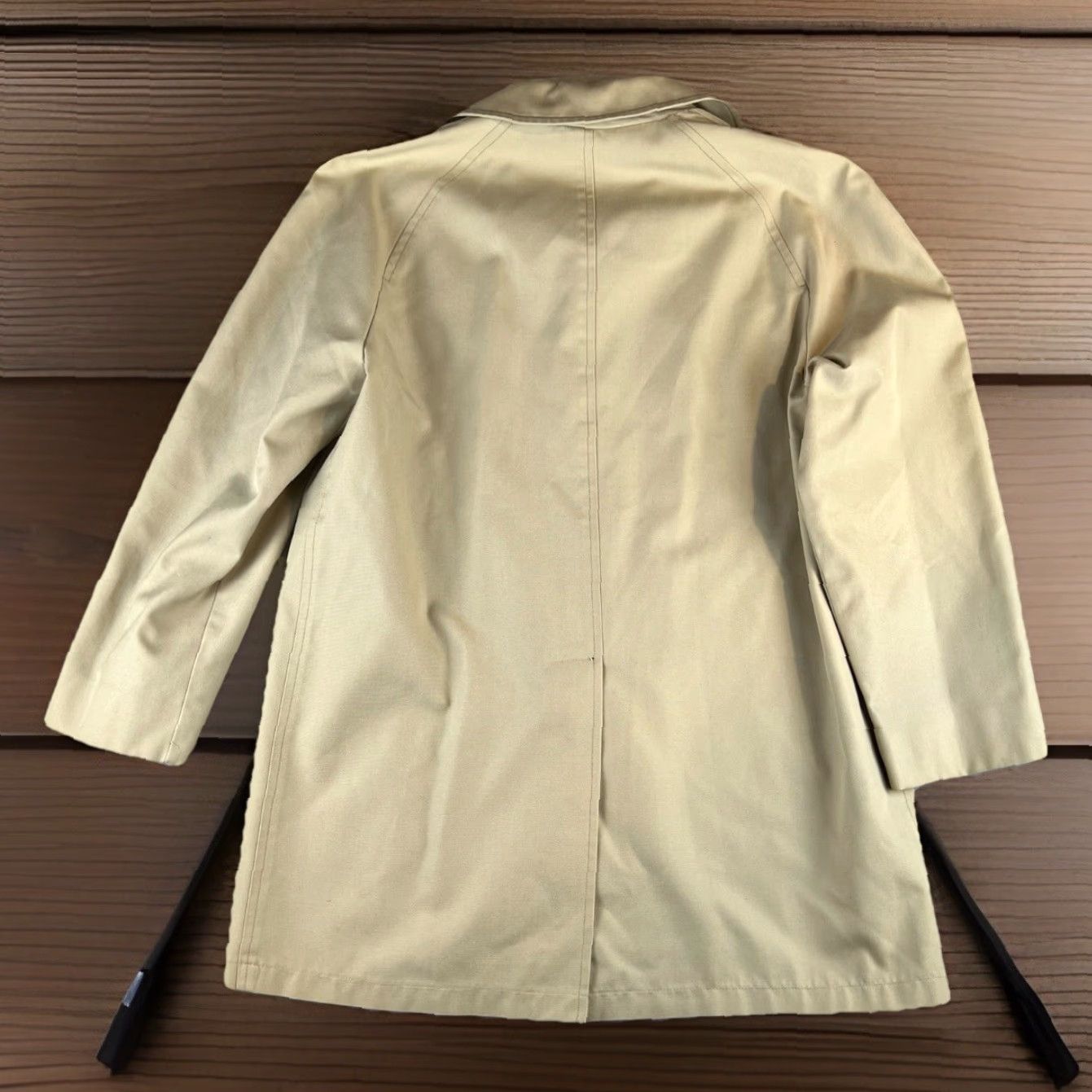 London Fog VINTAGE London Fog Coat Canvas Duck Mens 40 R Cream White Preppy Parka Mens Size US XXS / EU 40 - 3 Thumbnail