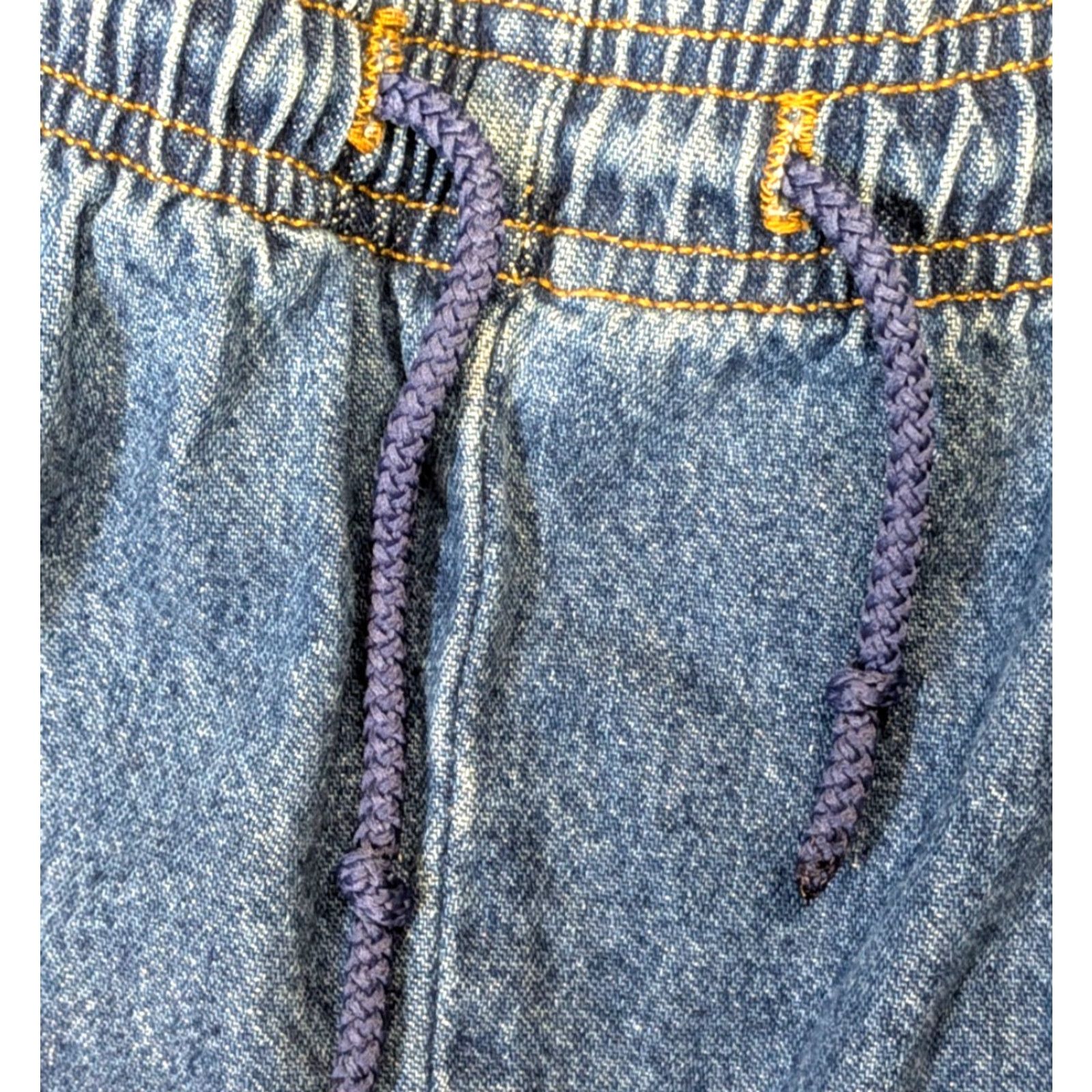 Vintage VINTAGE Bobbie Brooks NWT Jeans 18P Petite Dark Stonewash Elastic Waist Stretch Pull On Women Size 40" / US 18 - 4 Thumbnail