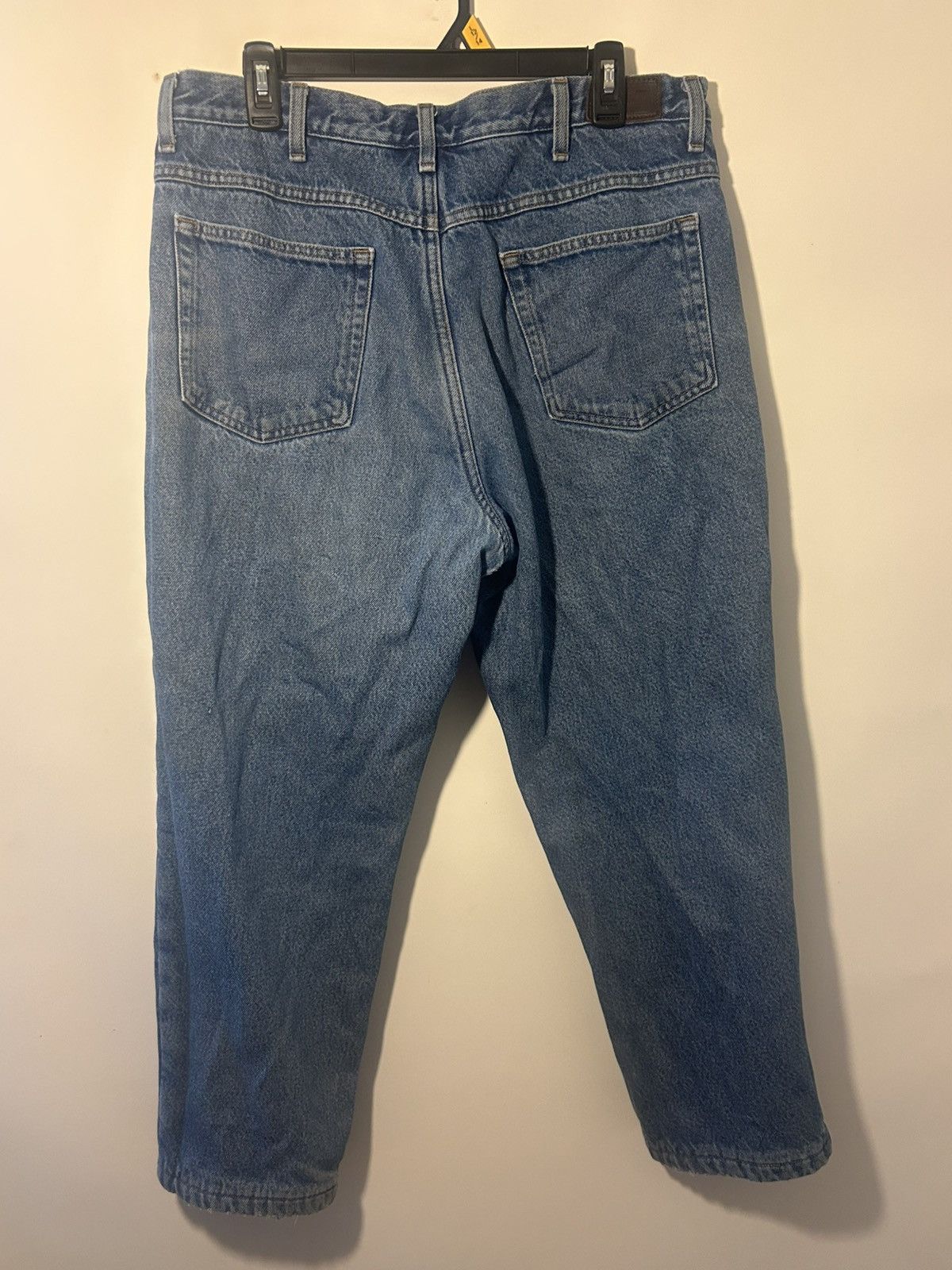L.L. Bean L.L. Bean Fleece-Lined Jeans 36x30 Classic Fit Denim Size US 36 / EU 52 - 4 Thumbnail