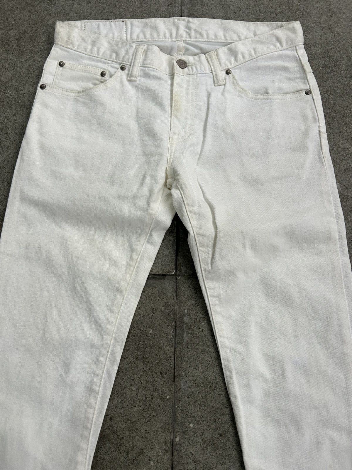 Tornado Mart Tornado Mart Zero Bootcut White Jeans Size US 31 - 2 Thumbnail