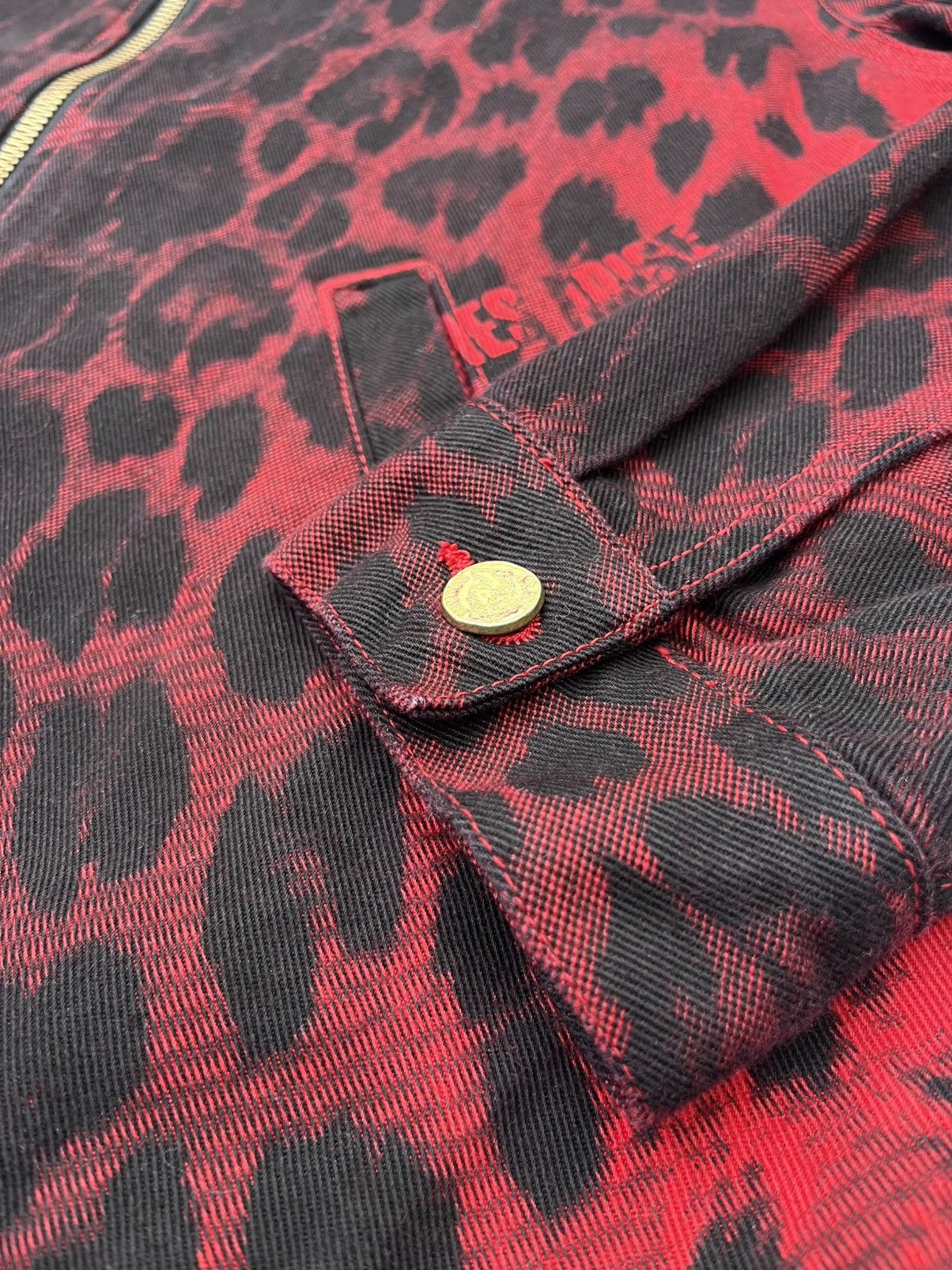 Aries Aries Arise Leopard Print Denim Jacket Size US M / EU 48-50 / 2 - 5 Thumbnail