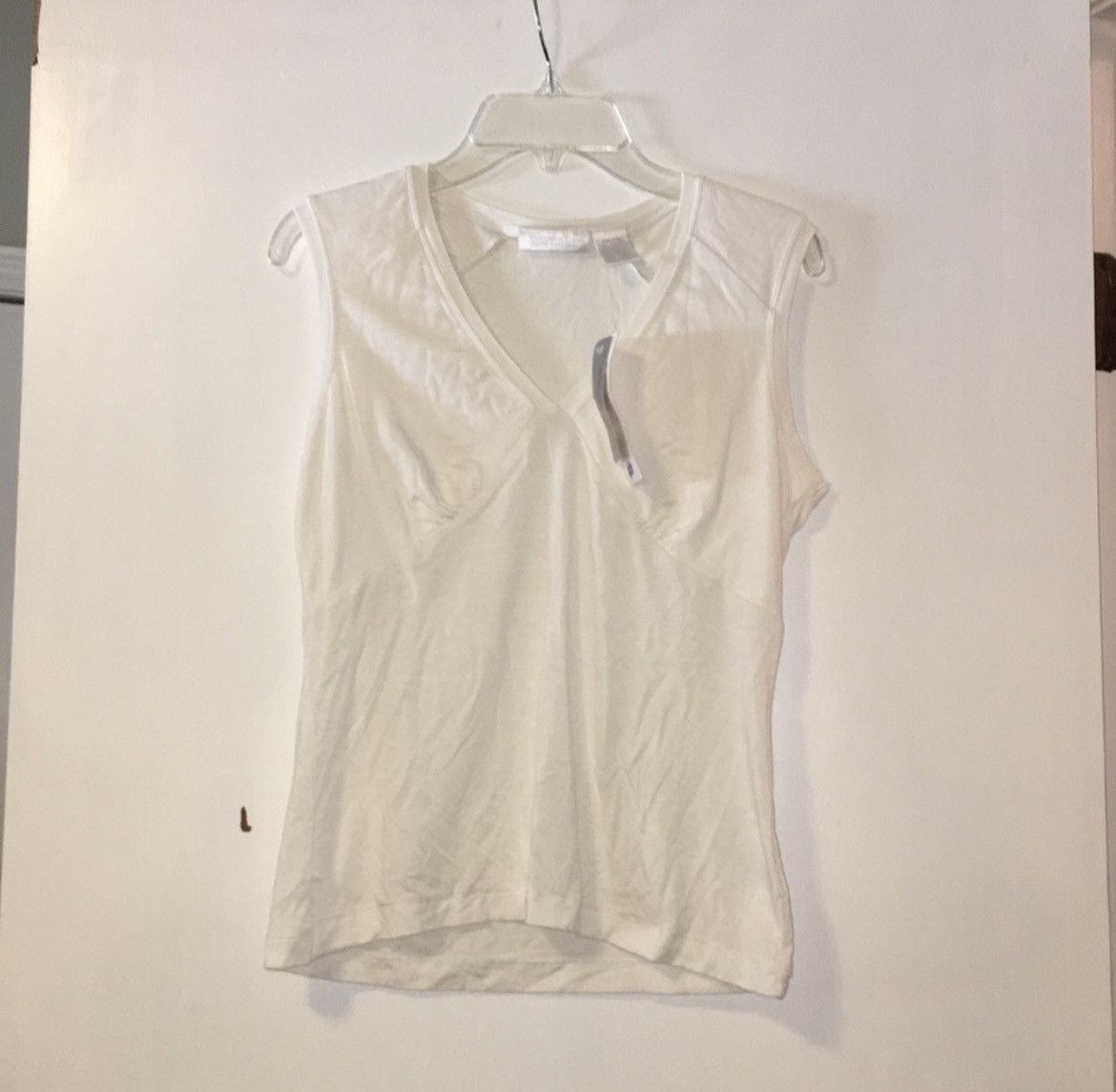 Worthington Worthington White Blouse Size M / US 6-8 / IT 42-44 - 1 Preview