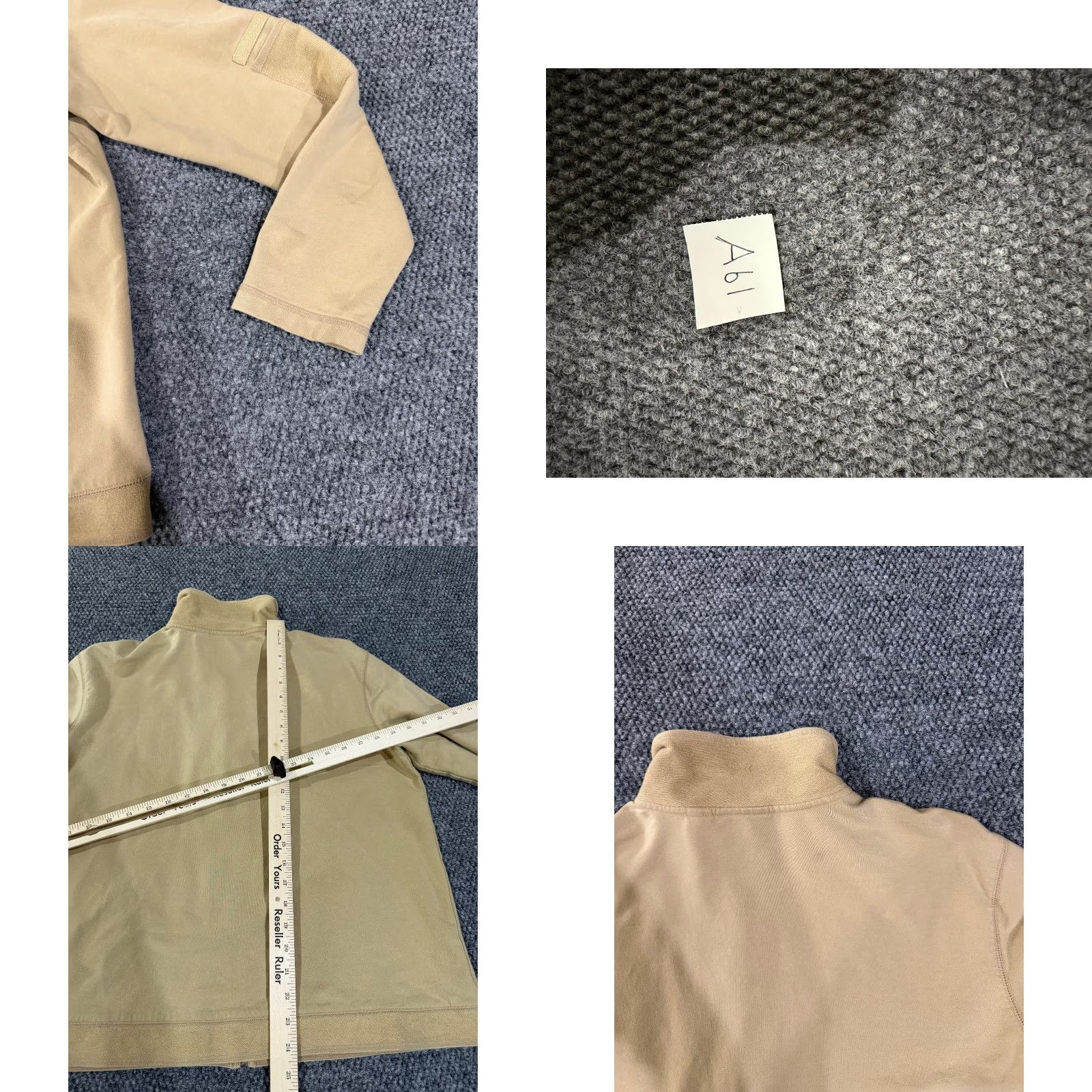Vintage Chicos Jacket Womens 2 Tan Full Zip Long Sleeve Stretch Casual Medium Regular Size XS / US 0-2 / IT 36-38 - 8 Thumbnail