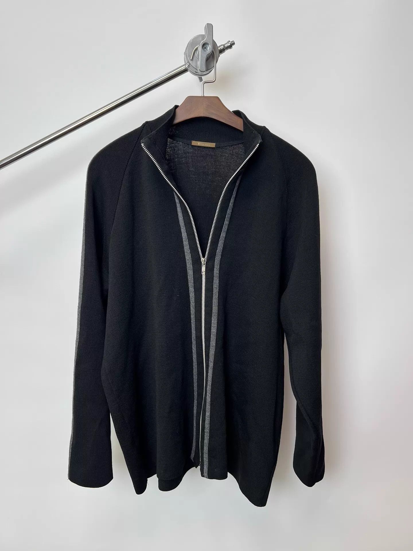Yohji Yamamoto Yohji Yamamoto YS for Men Zip Wool Knit Cardigan Size US L / EU 52-54 / 3 - 1 Thumbnail