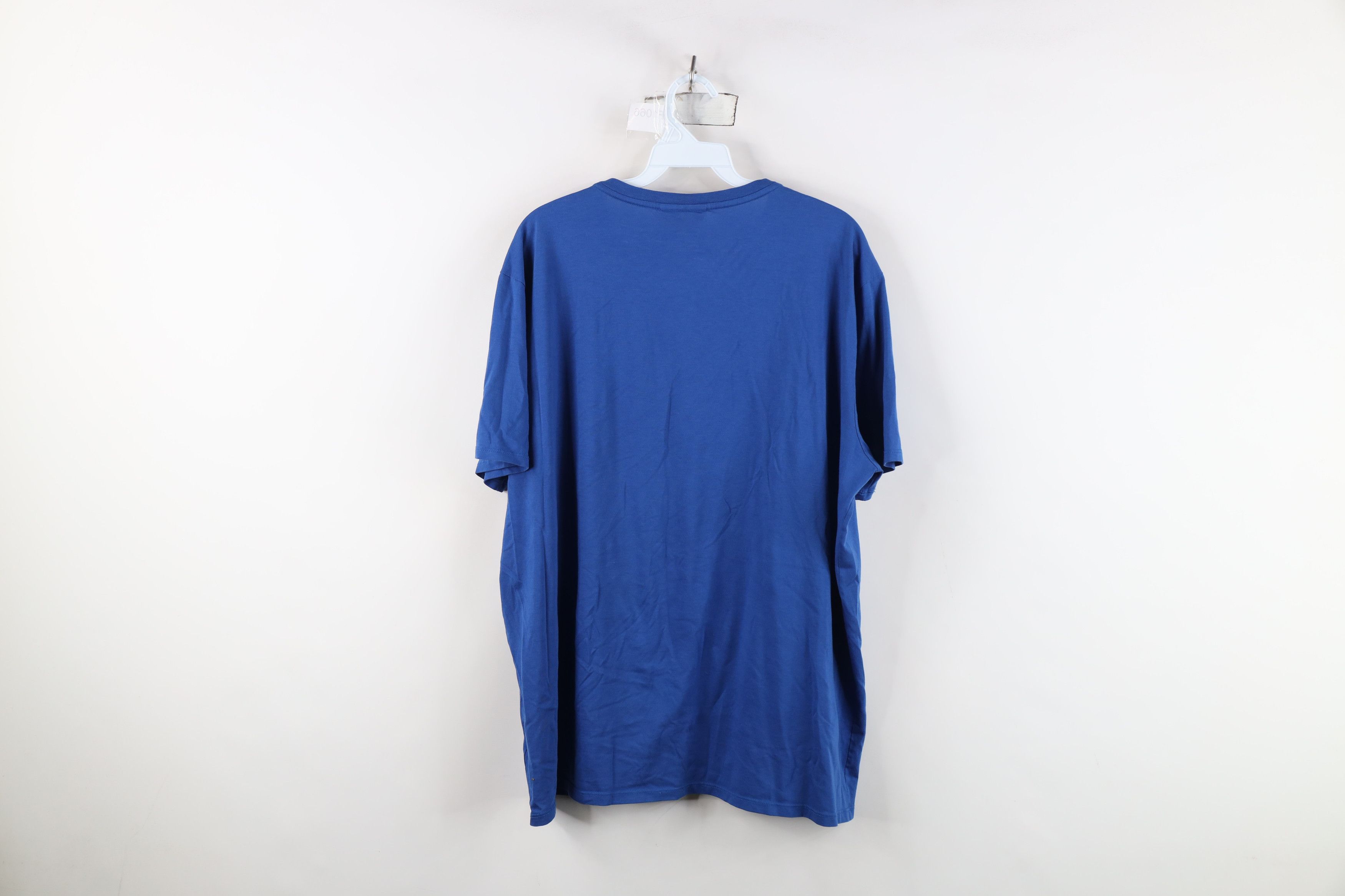 Lacoste Lacoste Logo Pima Cotton Short Sleeve V-Neck T-Shirt Blue Size US XXL / EU 58 / 5 - 9 Thumbnail