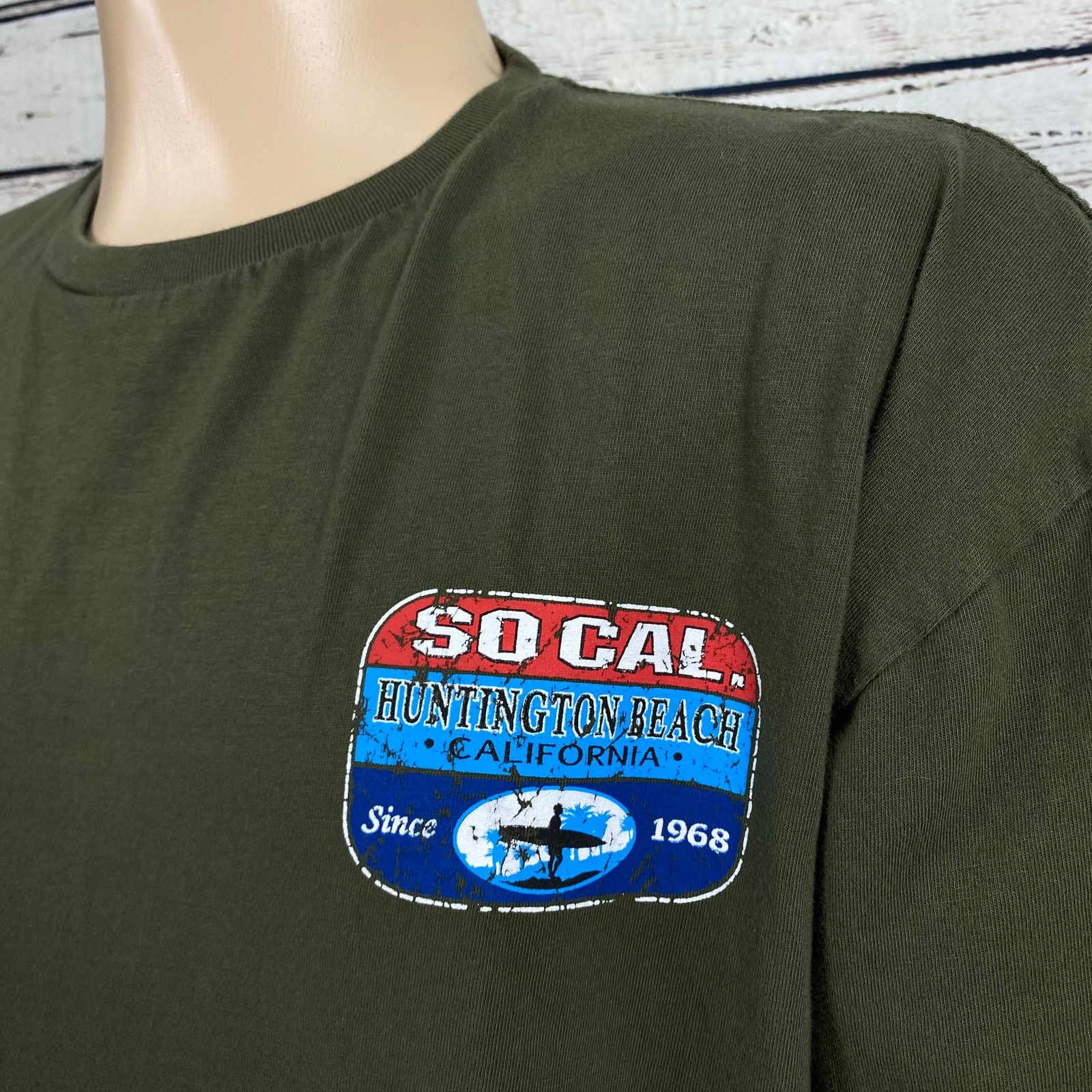 Other So Cal Huntington Beach Surfer Distressed Men's Shirt 2XL Size US XXL / EU 58 / 5 - 2 Thumbnail