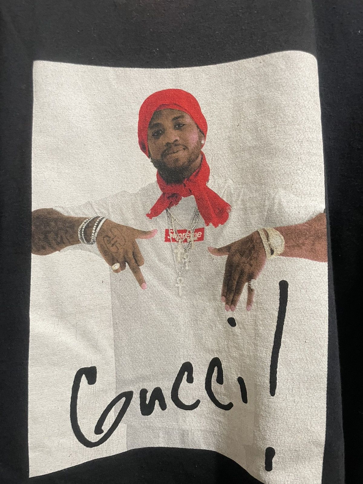 Supreme Supreme Gucci Mane Tee FW16 Size US M / EU 48-50 / 2 - 2 Thumbnail