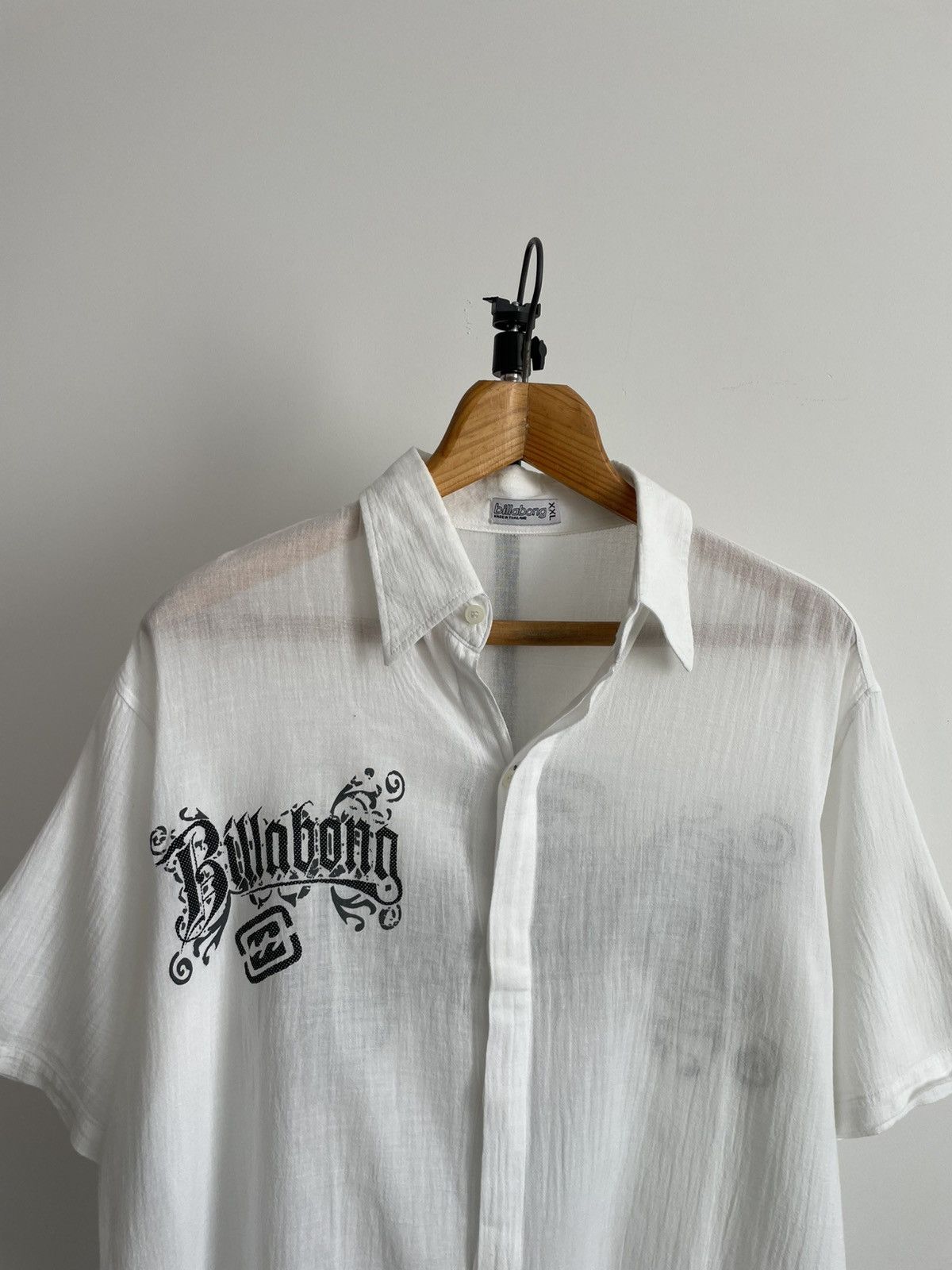 Billabong Vintage Billabong 90’s Shirt Button Up Y2K Big Logo RARE Size US XL / EU 56 / 4 - 4 Thumbnail