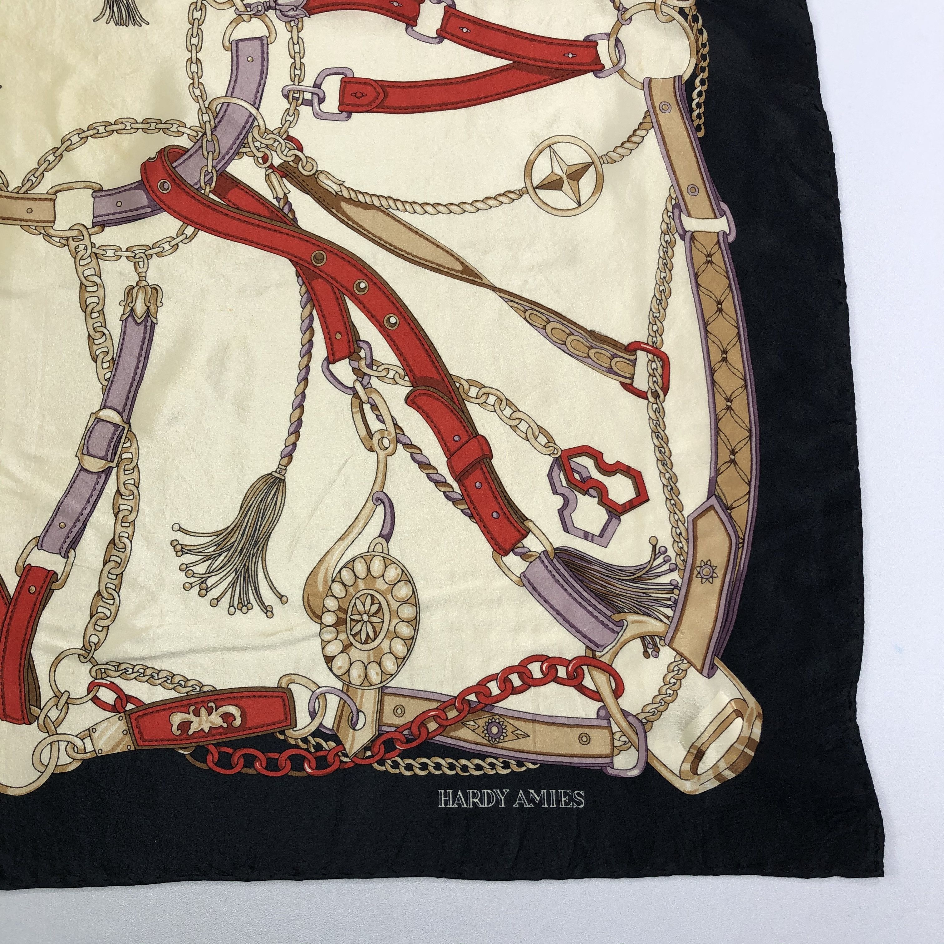 Hardy Amies Vintage Hardy Amies Silk Scarf Size ONE SIZE - 4 Thumbnail