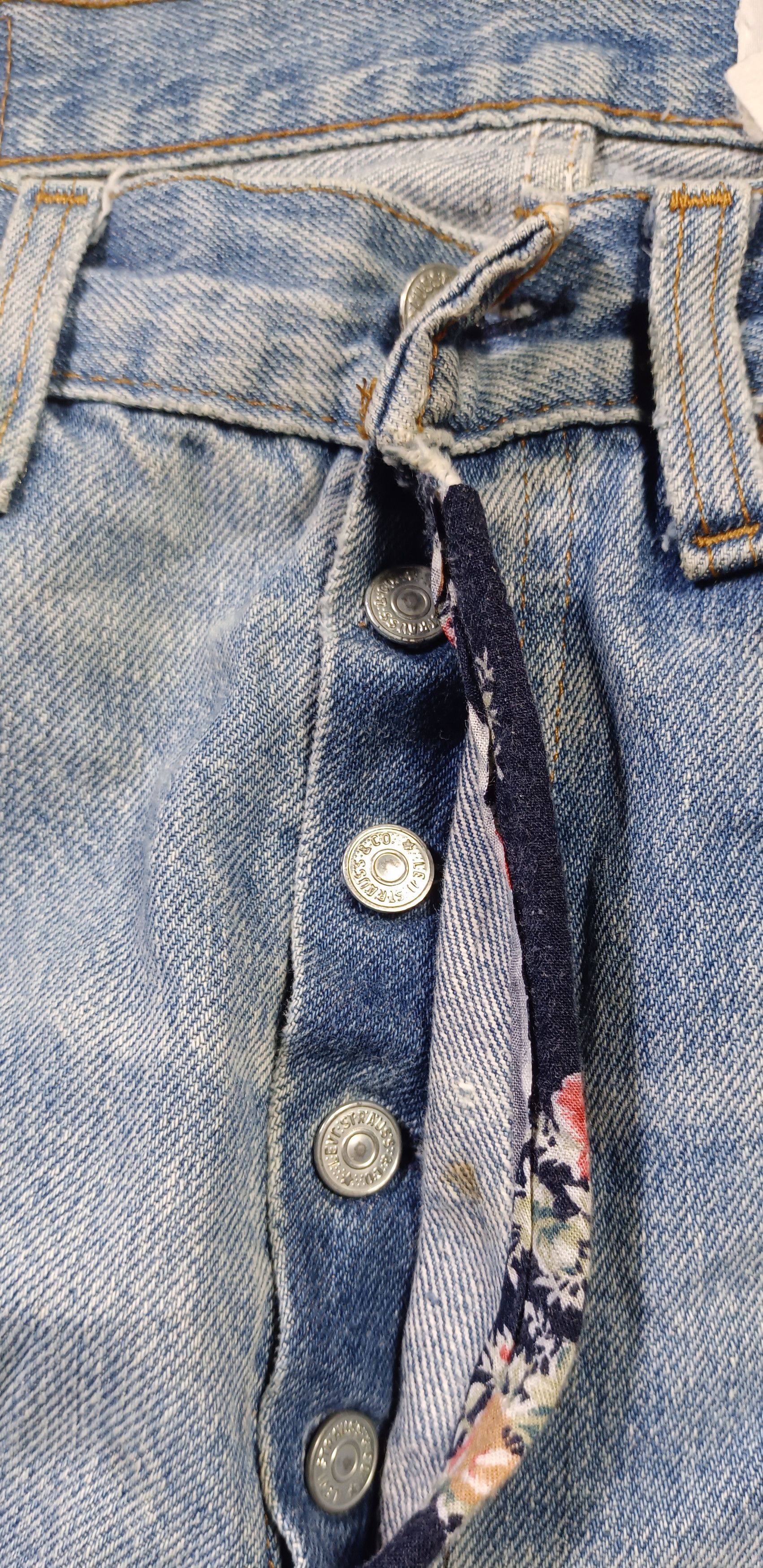 Levi's Levi's "Get Into Troubl 3" Patch Work Denim Size 30" / US 8 / IT 44 - 9 Thumbnail