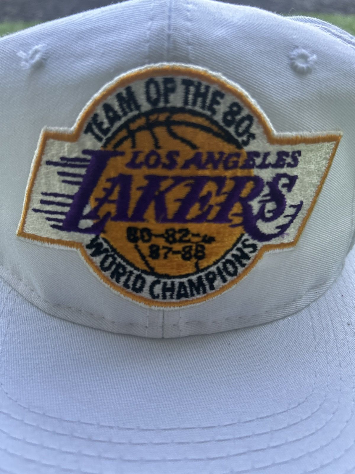 NBA Vintage 80s Los Angeles Lakers Team of the 80s Snapback Hat Size ONE SIZE - 2 Thumbnail
