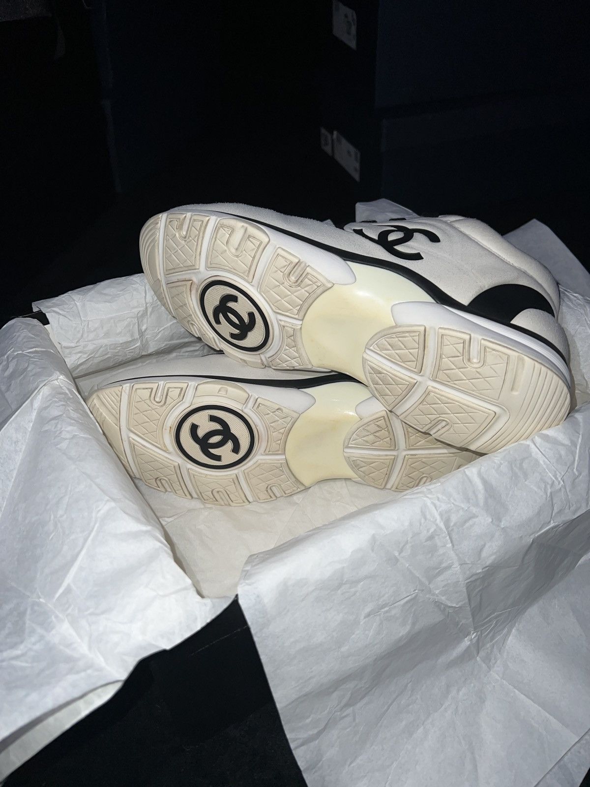 Chanel Chanel CC Trainer “White/Black” Size US 11 / EU 44 - 12 Thumbnail