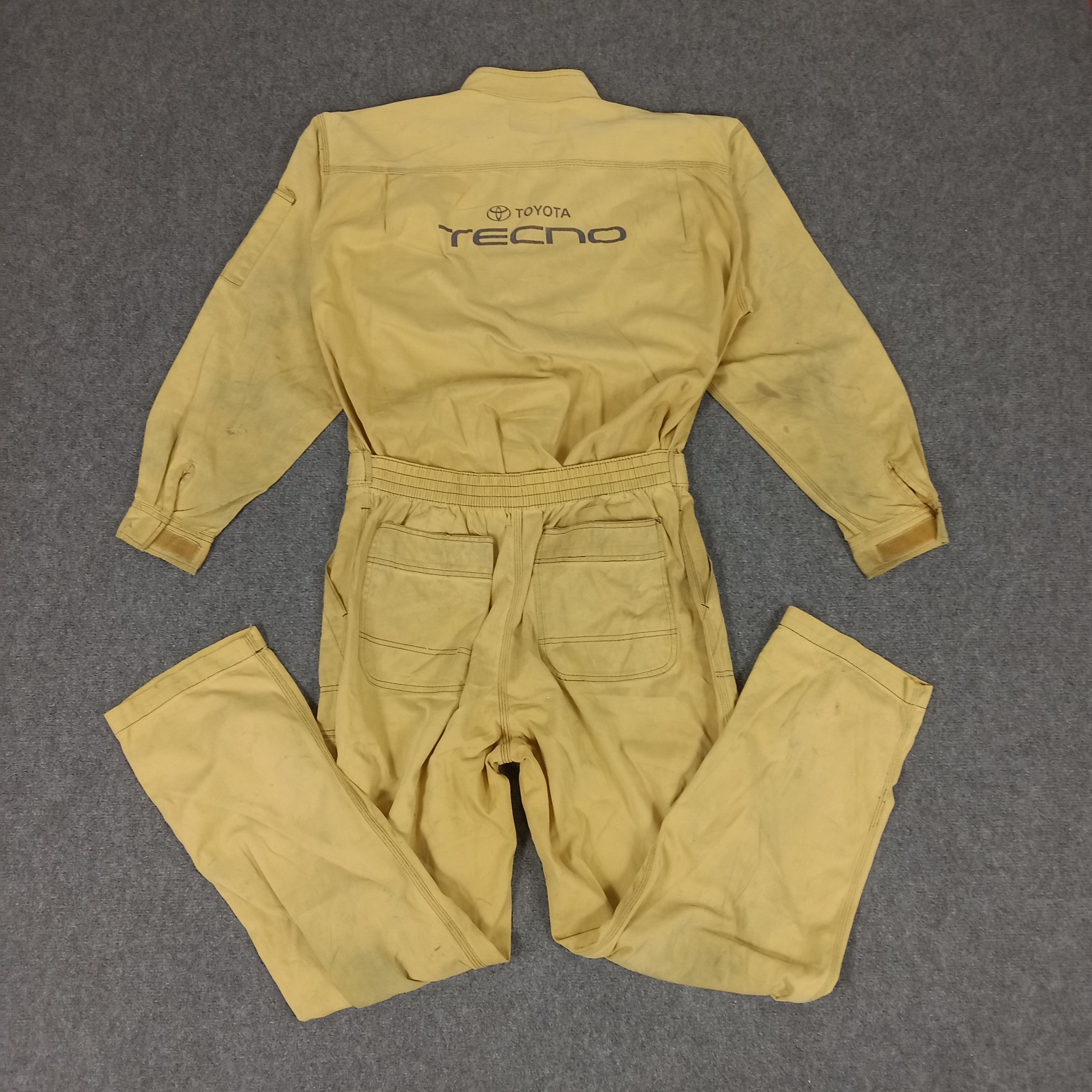 Japanese Brand × Vintage Toyota Tecno Japanese Racing Team Coverall Jacket Size US M / EU 48-50 / 2 - 1 Thumbnail