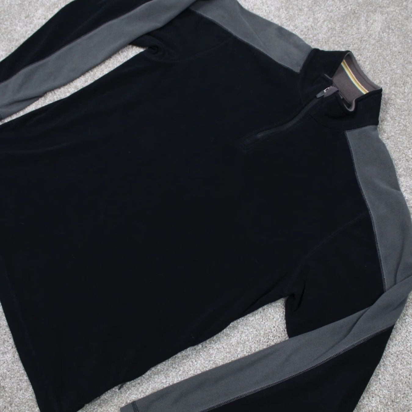 Vintage REI Sweatshirt Fleece Pullover 1/4 Zip Black Mens Small L/S Polyester Mock Neck Vintage No Size US S / EU 44-46 / 1 - 3 Thumbnail