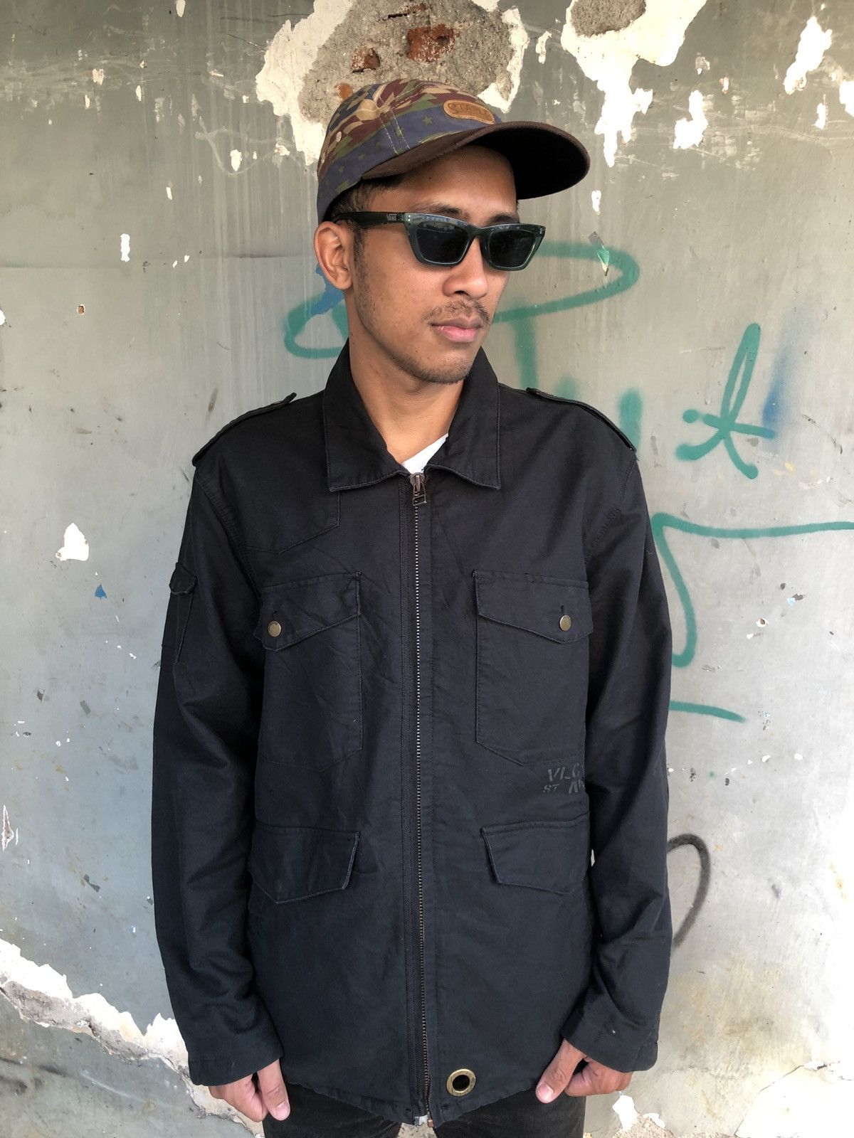 Volcom VOLCOM SCOUT CANVAS MILITARY PARKA JACKET Size US M / EU 48-50 / 2 - 3 Thumbnail