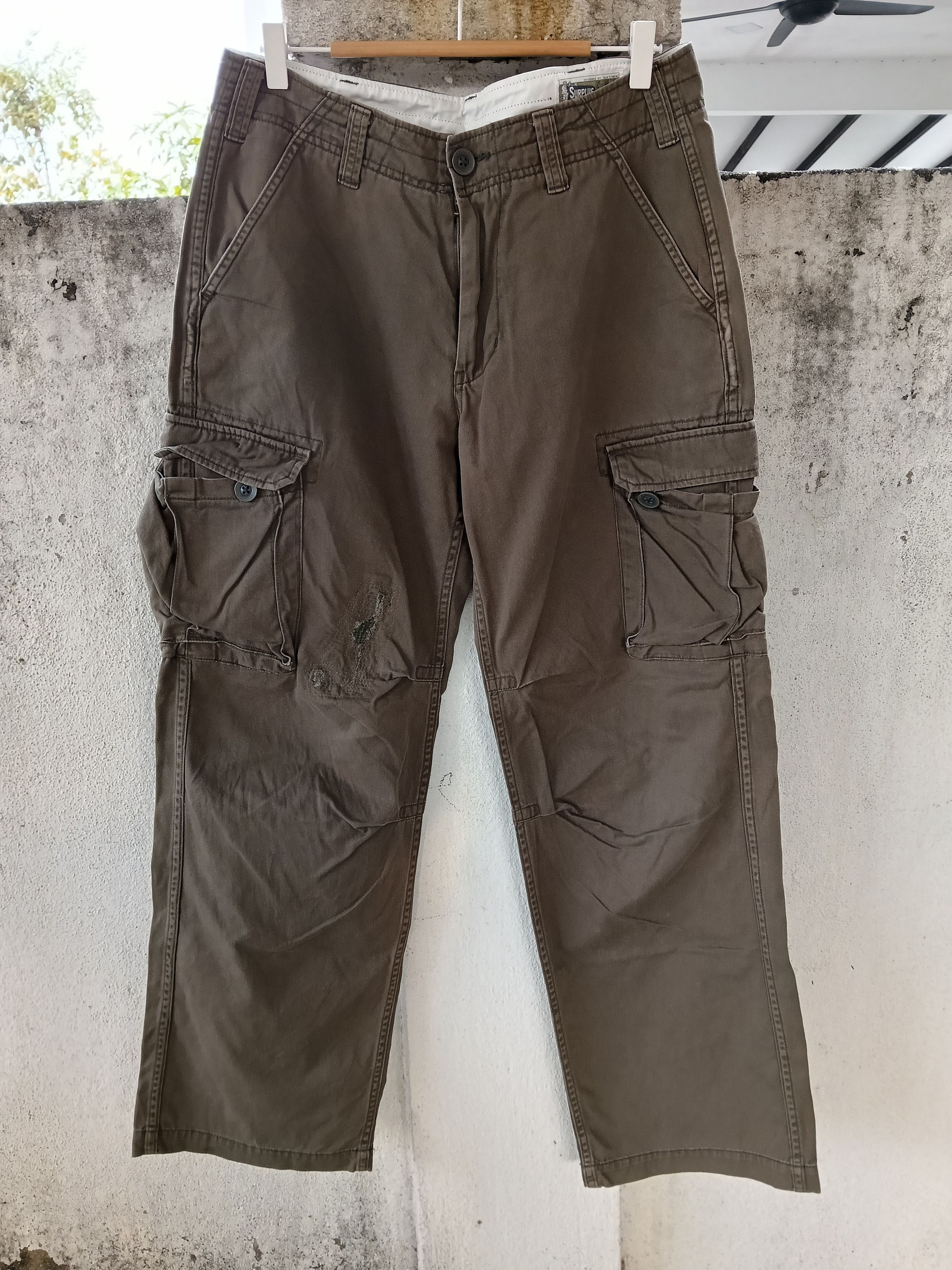 Japanese Brand 💥Surplus Company Cargo Pants💥 Size US 33 - 1 Thumbnail