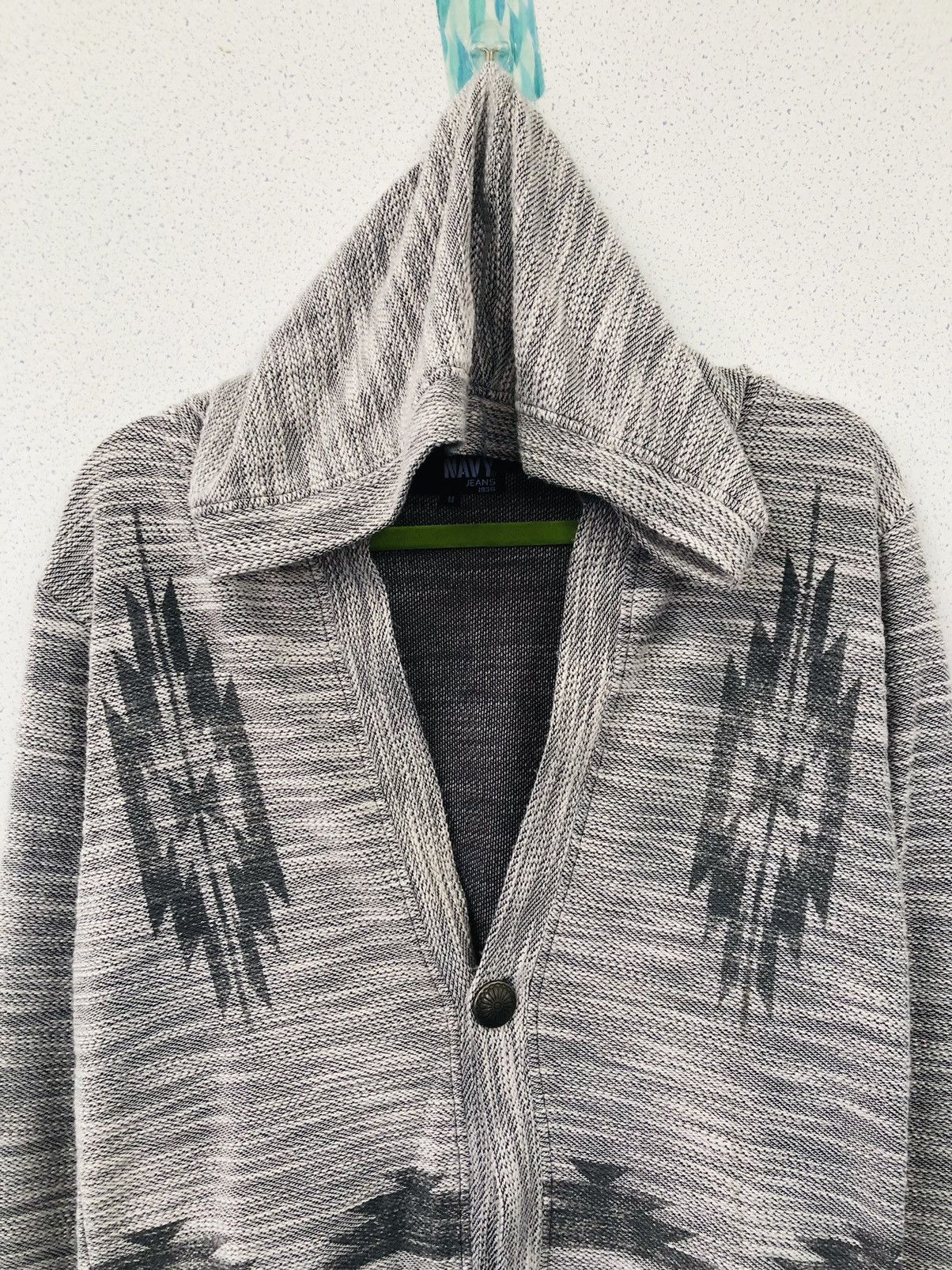 Old Navy Navy Jeans Tribal Patterned Knitwear Size US M / EU 48-50 / 2 - 8 Thumbnail