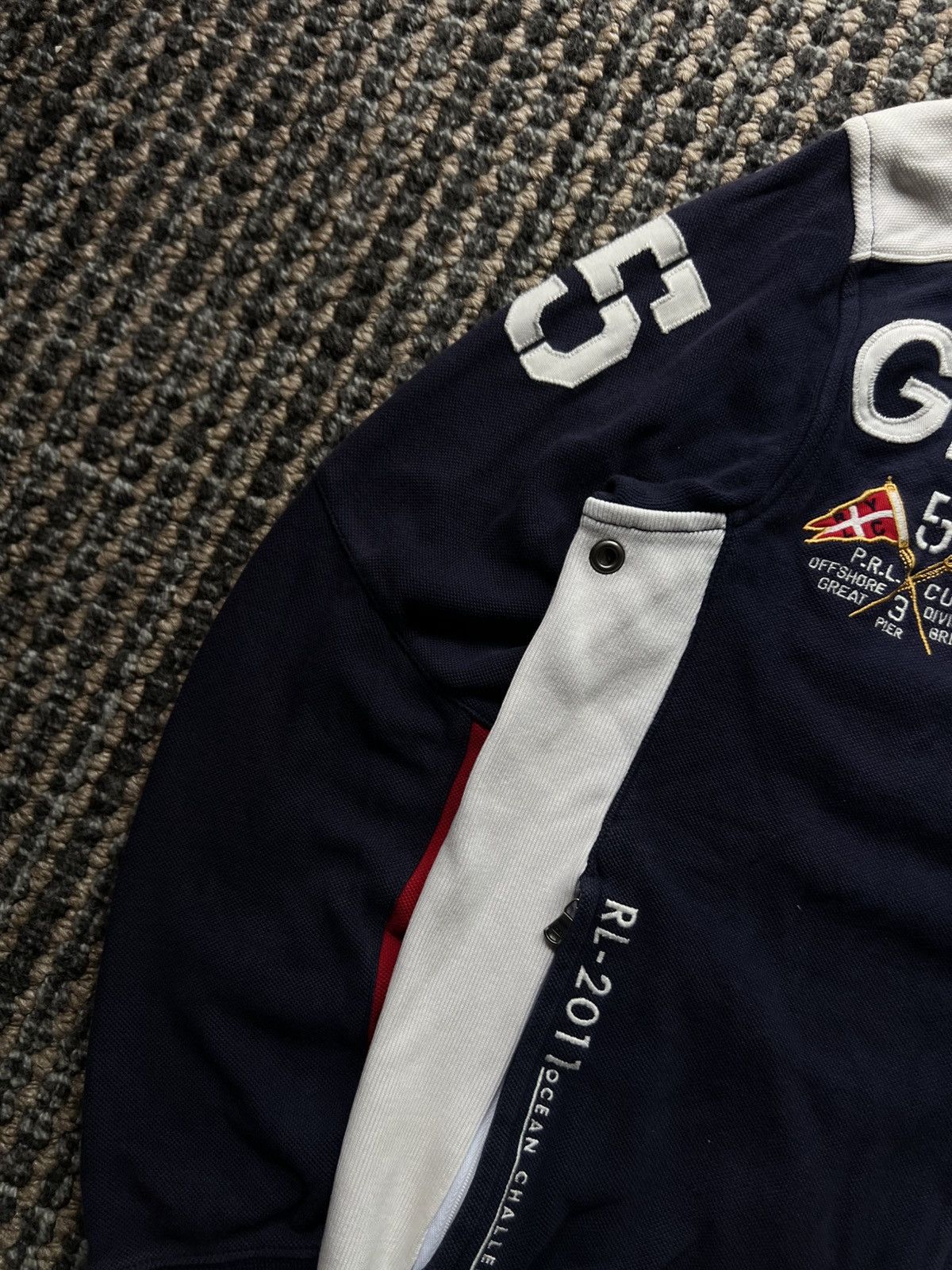 Polo Ralph Lauren 00’s Polo Ralph Lauren Great Britain Zip Sweatshirt Big Pony Size US M / EU 48-50 / 2 - 4 Thumbnail