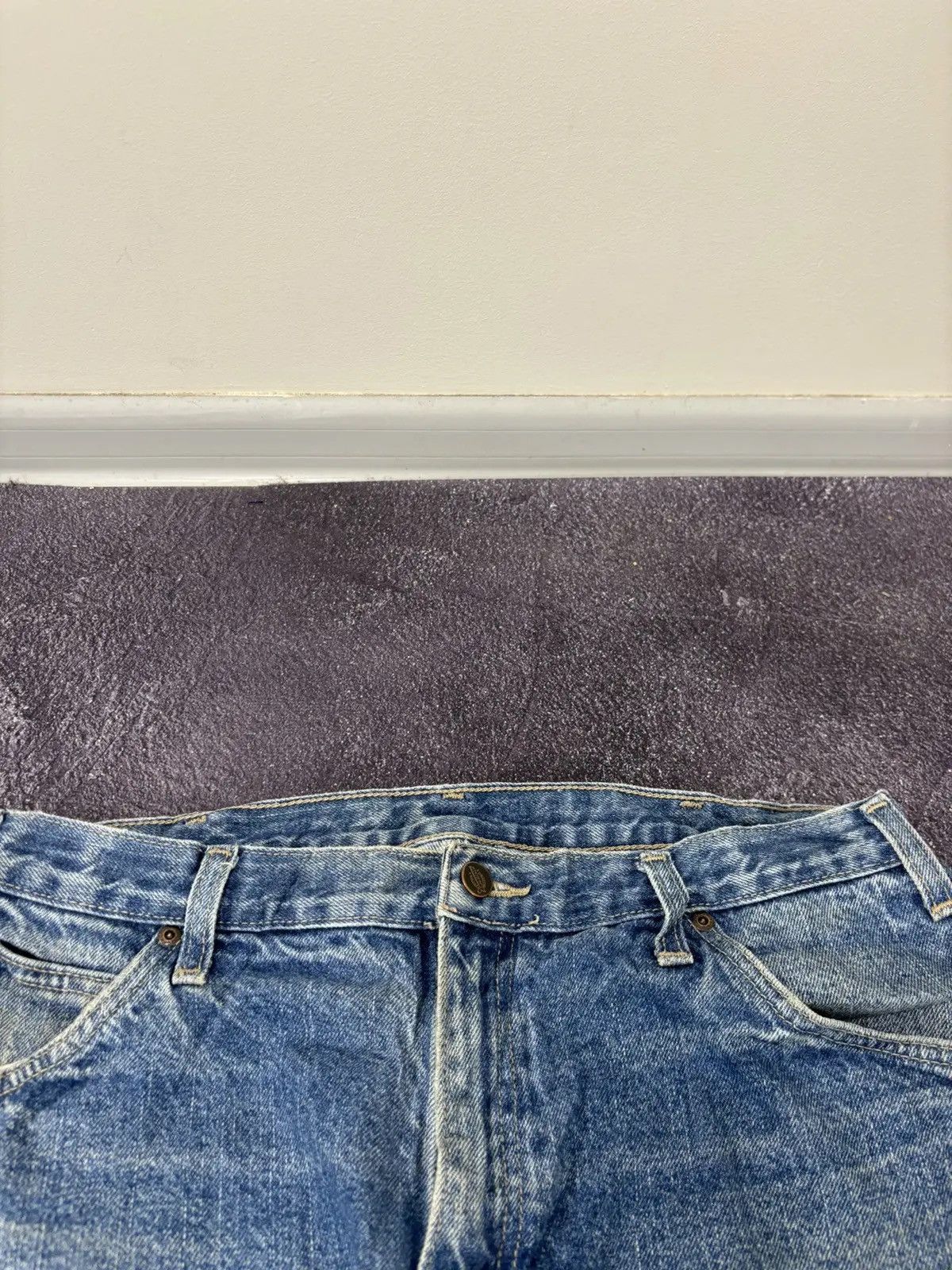 Dickies × Vintage Vintage Dickies Y2K Blue American Denim Work Hype Jeans Size US 36 / EU 52 - 12 Thumbnail