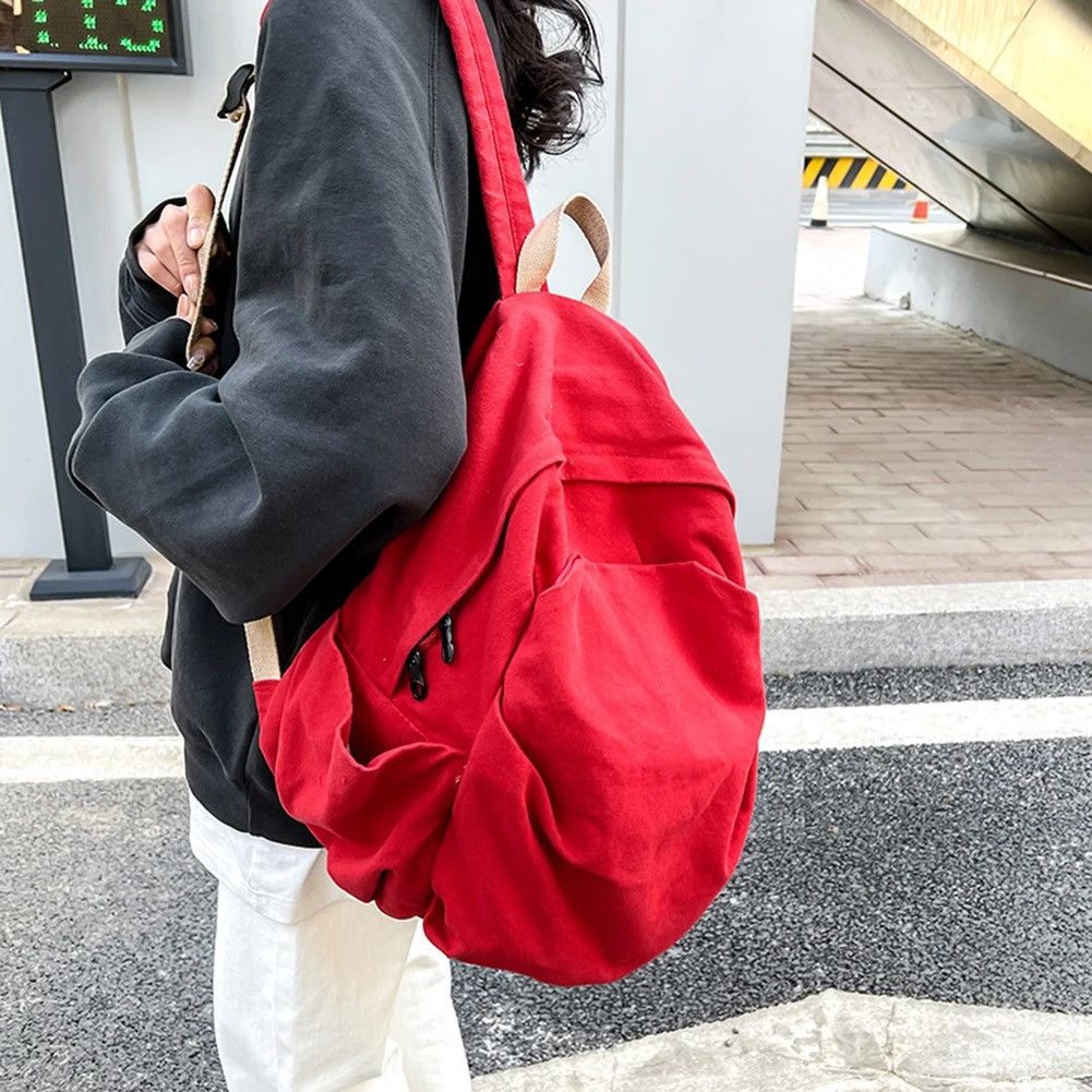 Japanese Brand Vintage Canvas Backpack Size ONE SIZE - 2 Thumbnail