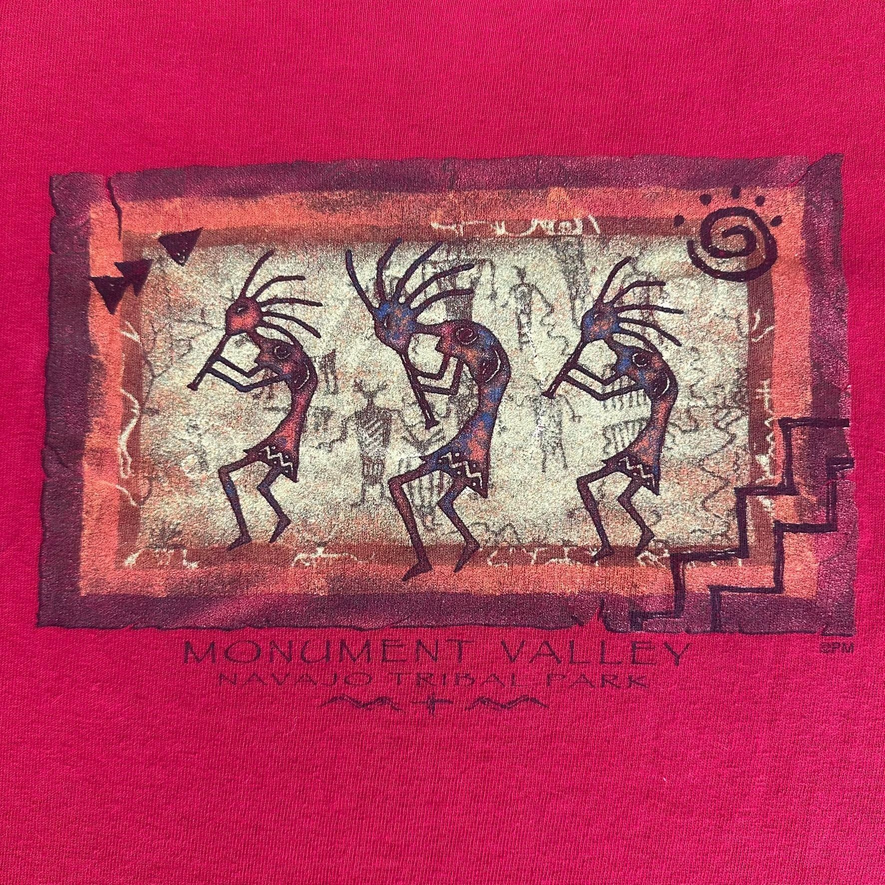 Vintage Vintage Y2K Southwestern Kokopelli T-Shirt Navajo Tribal Par Size US S / EU 44-46 / 1 - 2 Thumbnail