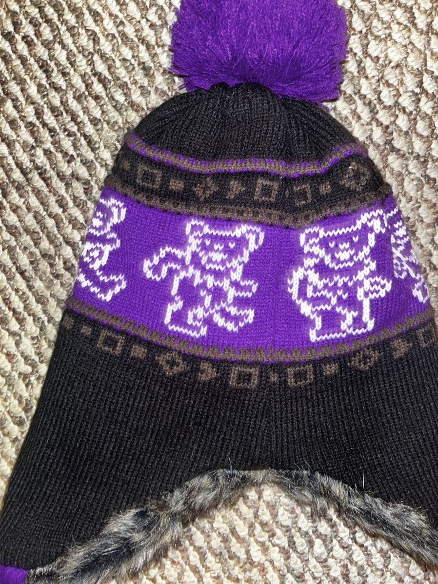 Vintage Warm Grateful Dead Fuzzy hat! Size ONE SIZE - 3 Thumbnail