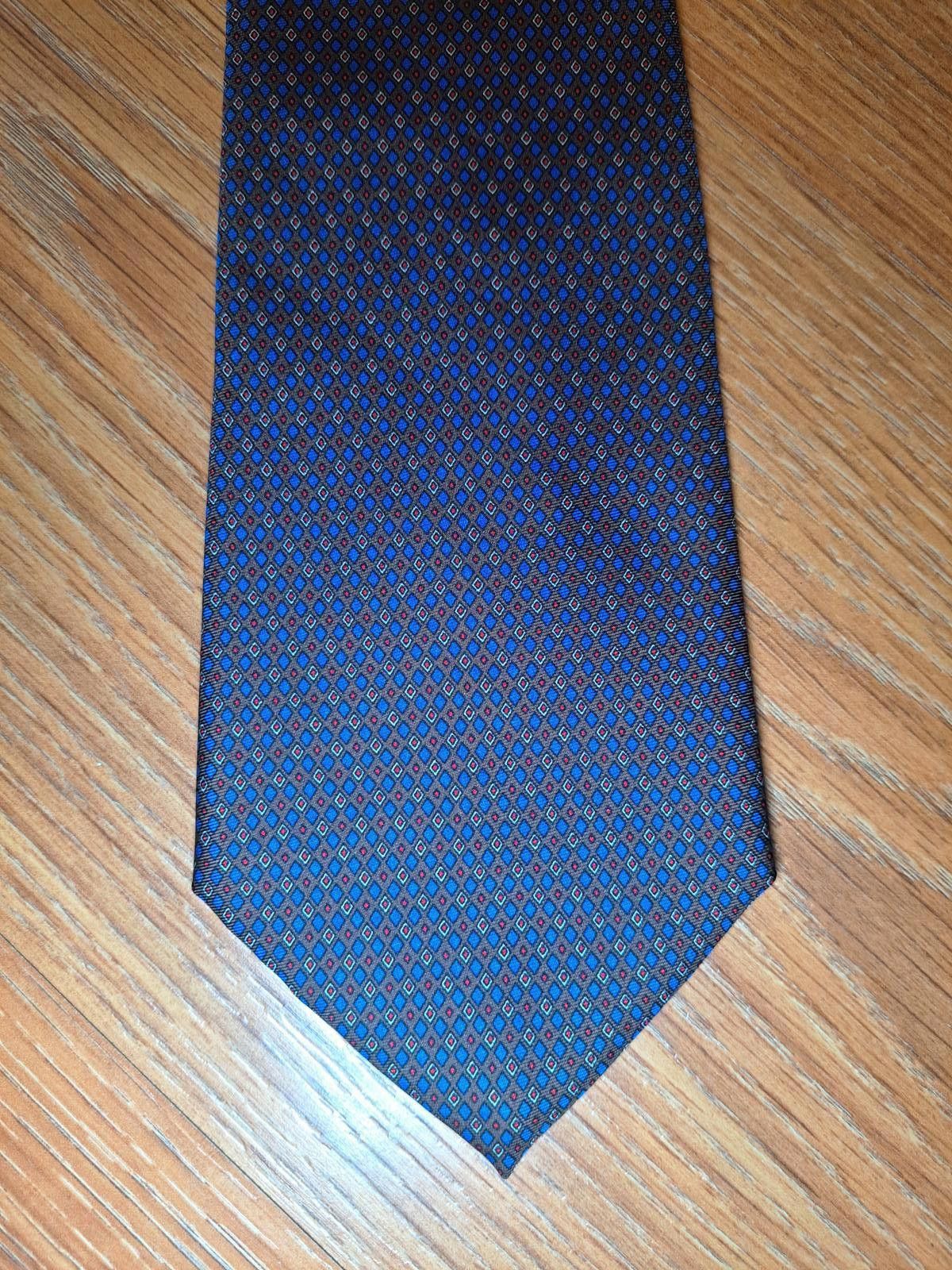 Polo Ralph Lauren Ralph Lauren Silk Tie Purple Geometric Handmade in USA Size ONE SIZE - 1 Thumbnail