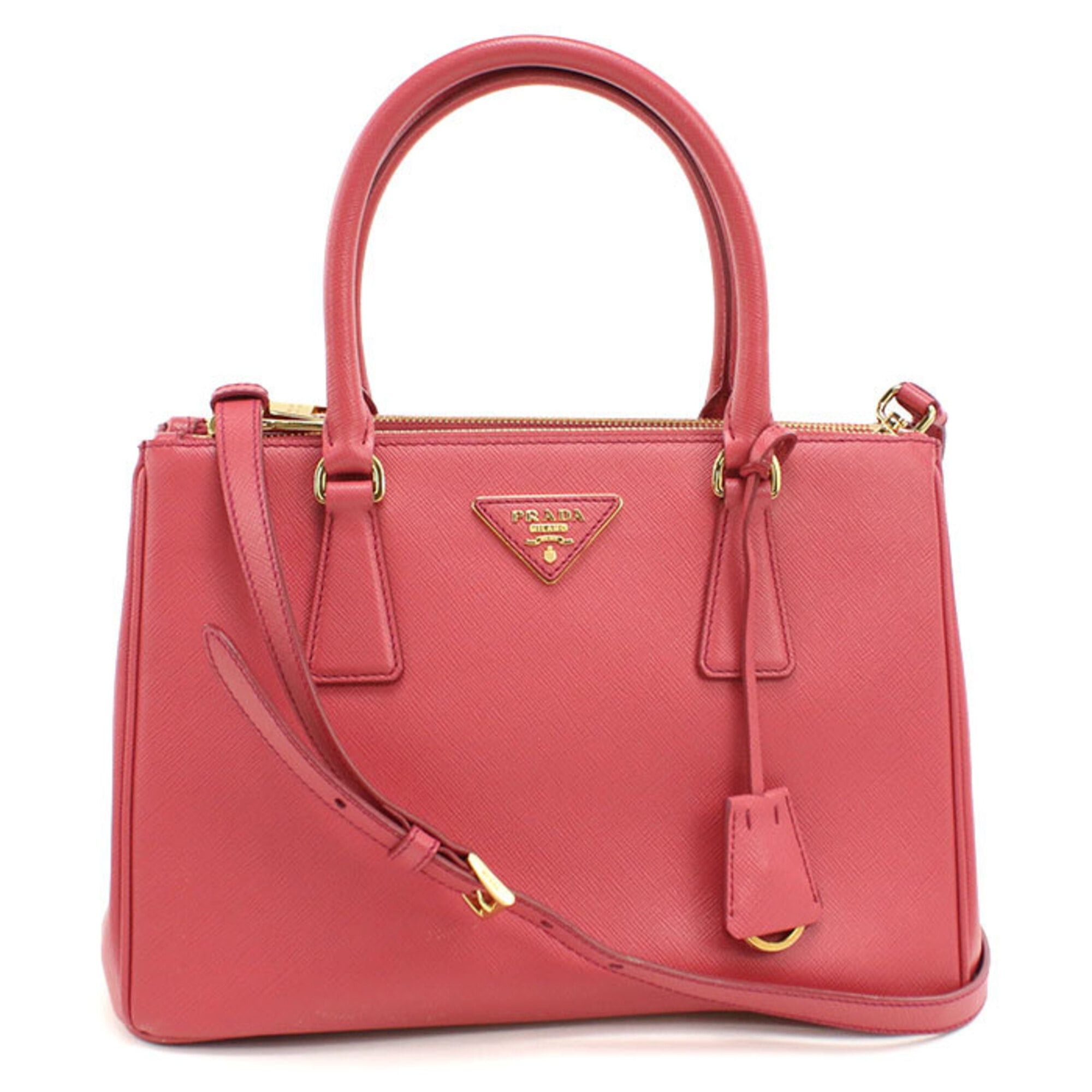 Prada PRADA Galleria 2-Way Tote Bag for Women, Pink Size ONE SIZE - 1 Thumbnail