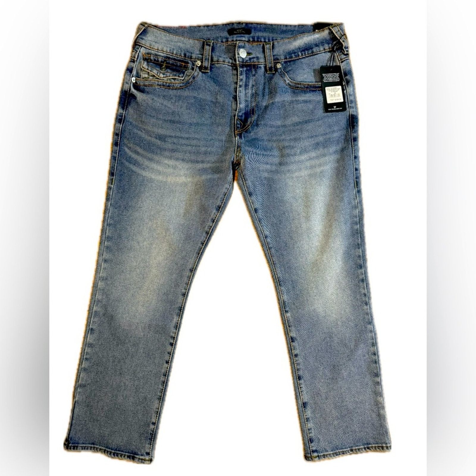 True Religion TRUE RELIGION RICKY BIG T FLAP JEANS Size US 36 / EU 52 - 2 Thumbnail