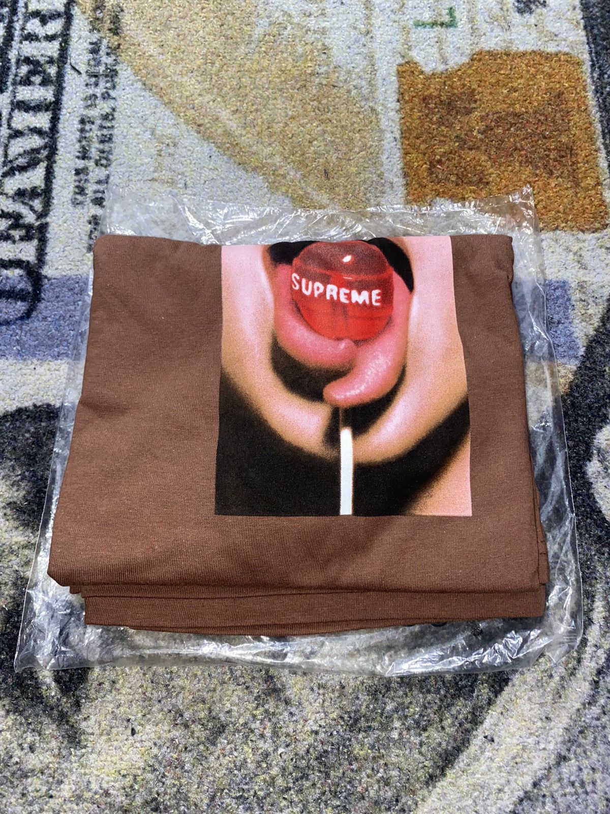 Supreme Supreme Lollipop Tee Brown | Grailed