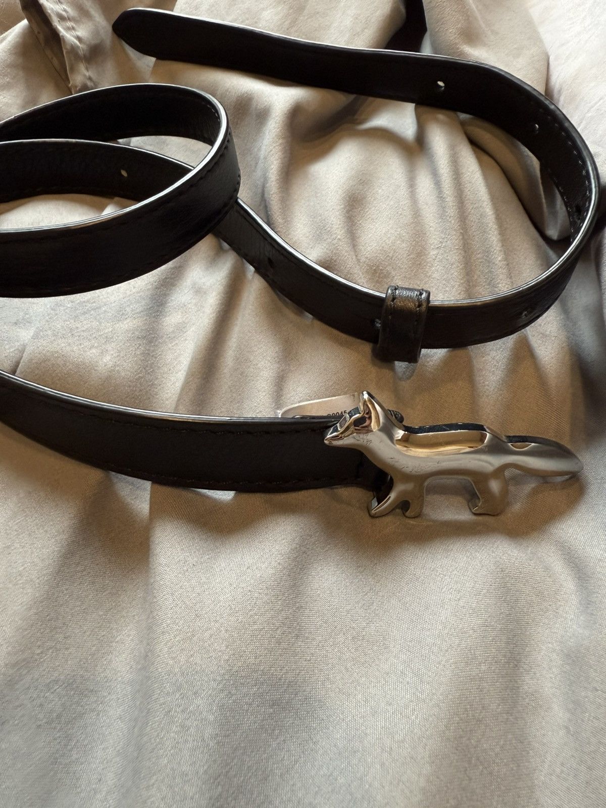 Maison Kitsune Maison kitsune silver fox belt Size ONE SIZE - 3 Thumbnail
