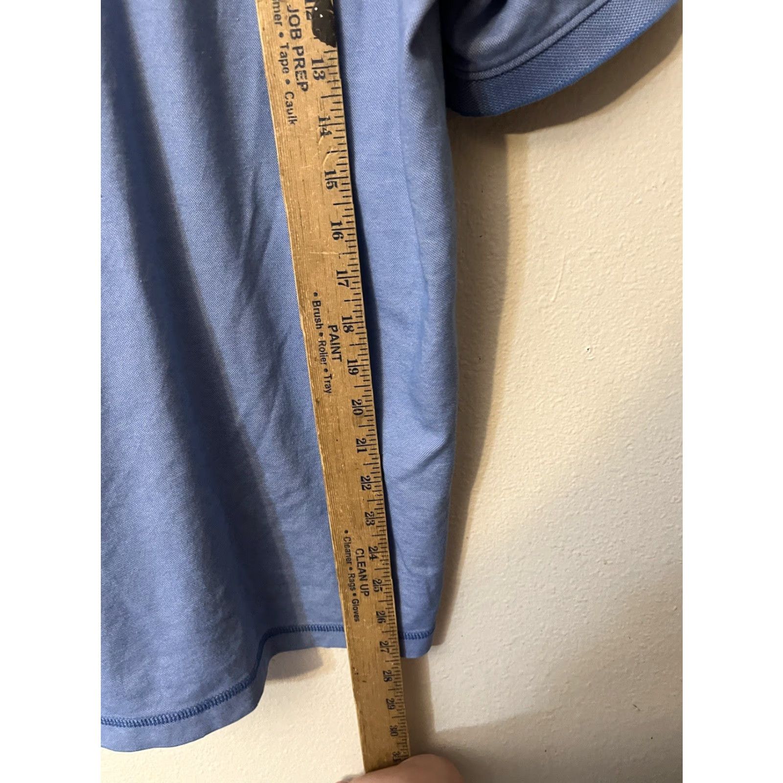 Tommy Bahama Tommy Bahama Polo Shirt Men Blue Solid Cotton Blend Short Sleeve Size M Size US M / EU 48-50 / 2 - 4 Thumbnail