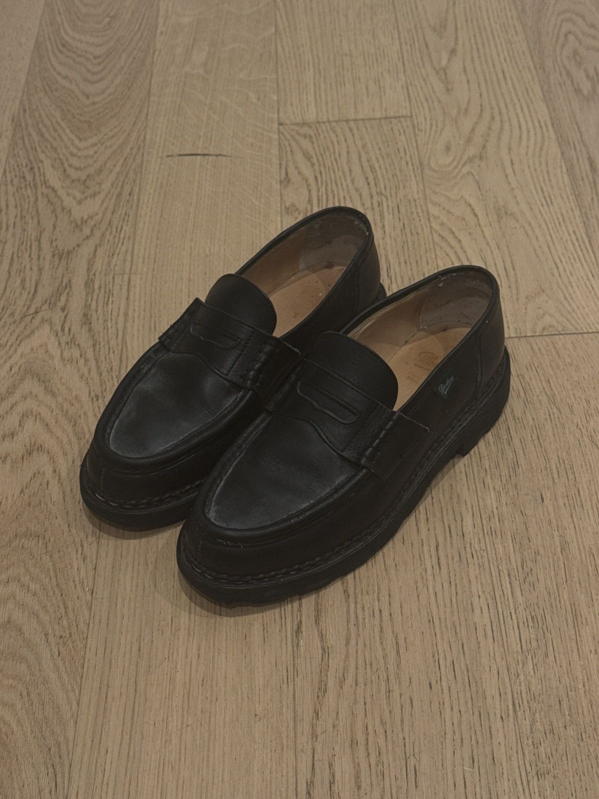 Paraboot Paraboot Reims Chunky Loafer (Black Marche Leather) Size US 10 / EU 43 - 1 Thumbnail