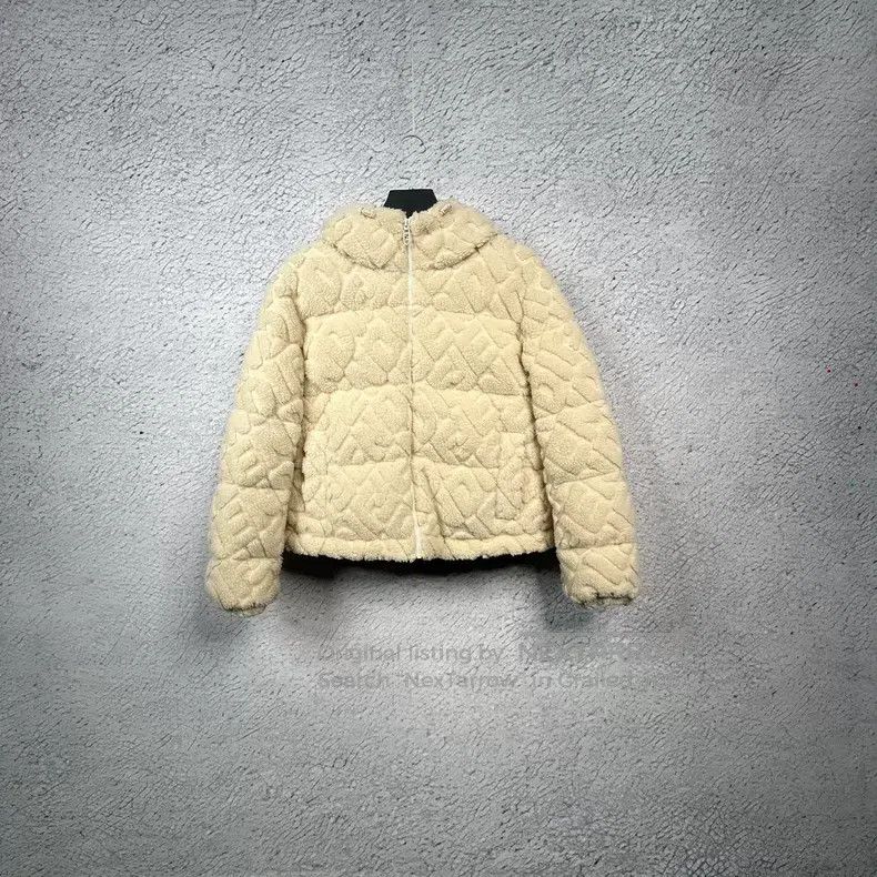 Fendi Fendi 23fw Beige Towel Terry Double F Logo Hooded Zip-up P Size S / US 4 / IT 40 - 1 Thumbnail