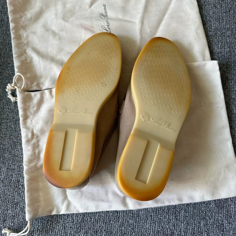 Loro Piana Loro Piana Beige suede casual shoes 2505-Nextarrow Size US 5.5 / IT 35.5 - 3 Thumbnail