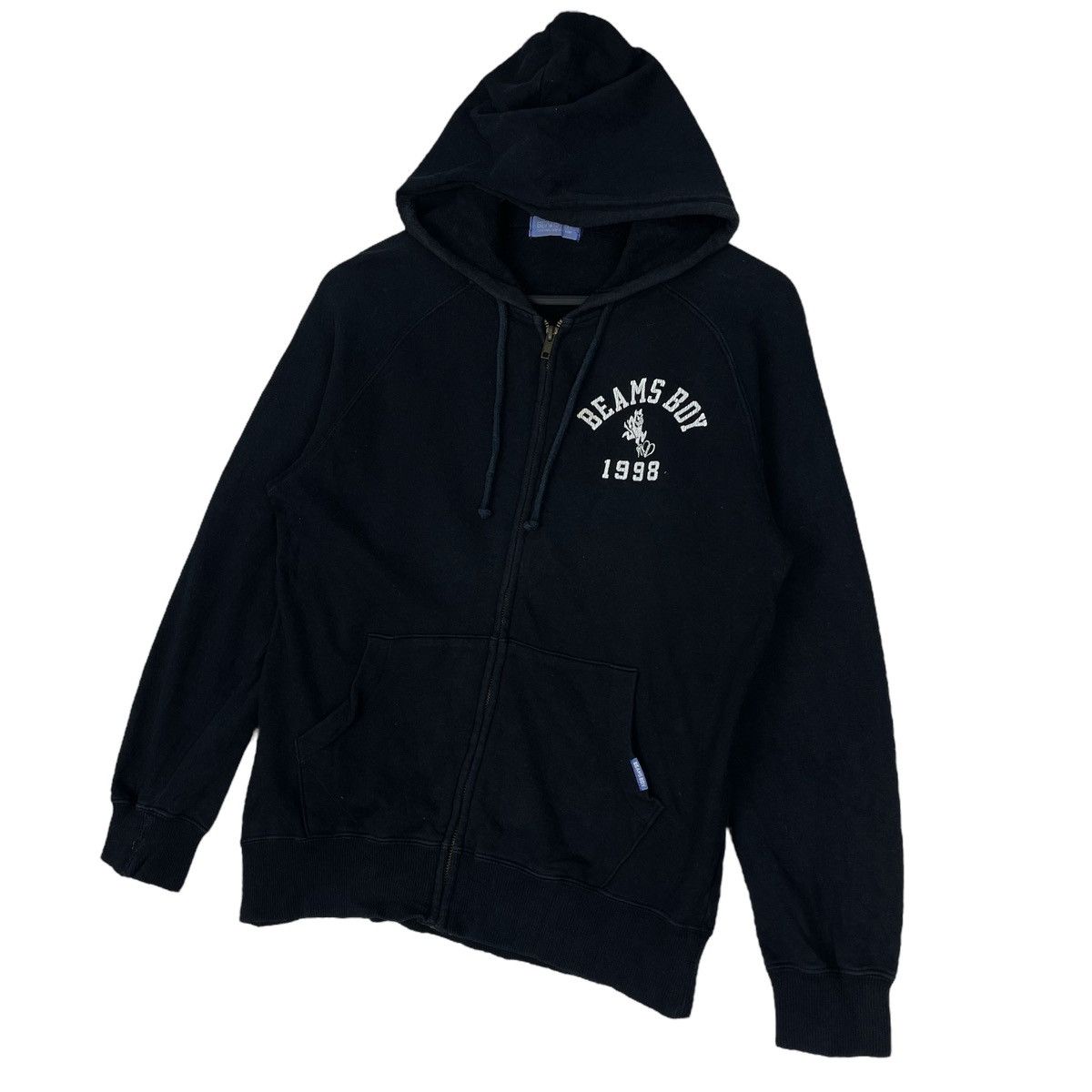 Vintage Vintage Beams Boy Full Zip Hoodie Size S Size US S / EU 44-46 / 1 - 3 Thumbnail