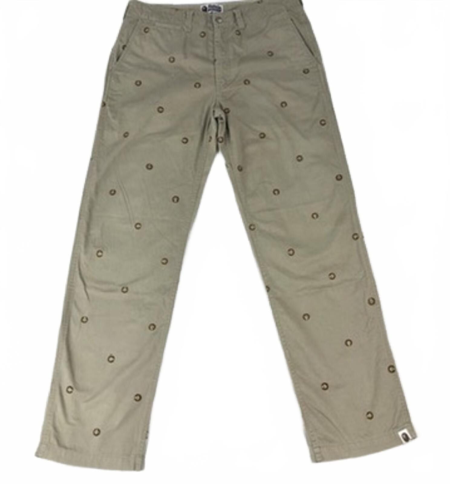 Bape BAPE x Baby Milo Chino Khaki Pants 34x32 - A Bathing Ape Size US 34 / EU 50 - 1 Thumbnail