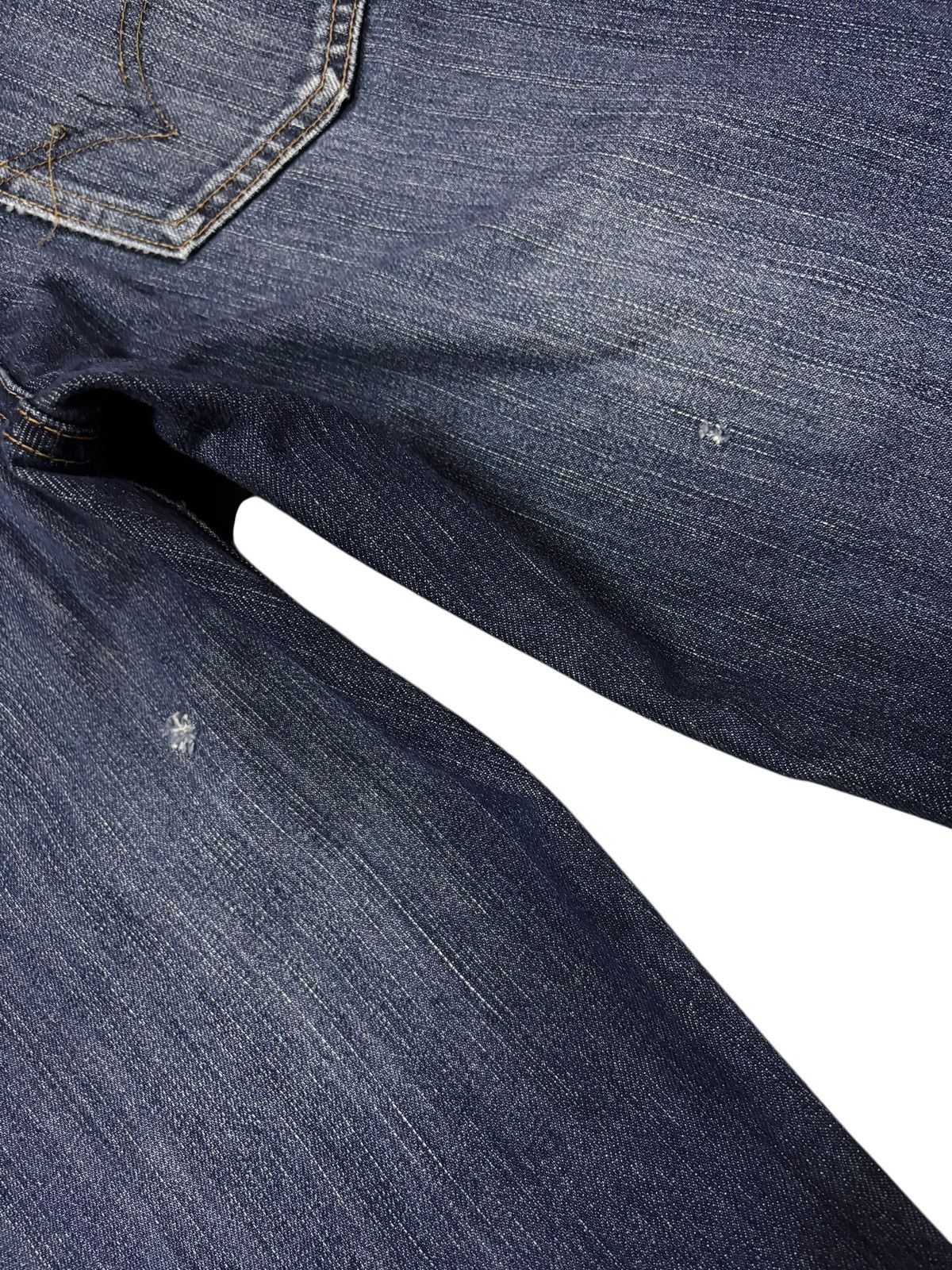 Edwin Vtg Edwin Japan 603 Distressed Jeans Size US 30 / EU 46 - 8 Thumbnail