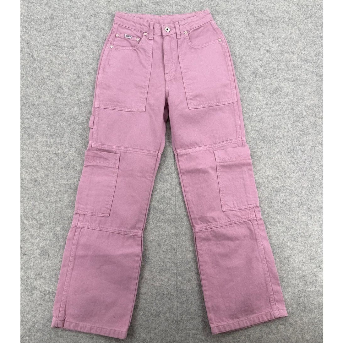 The Ragged Priest NWT The Ragged Priest Pink Combat Cargo Jeans Size 26 Size 26" / US 2 / IT 38 - 1 Thumbnail