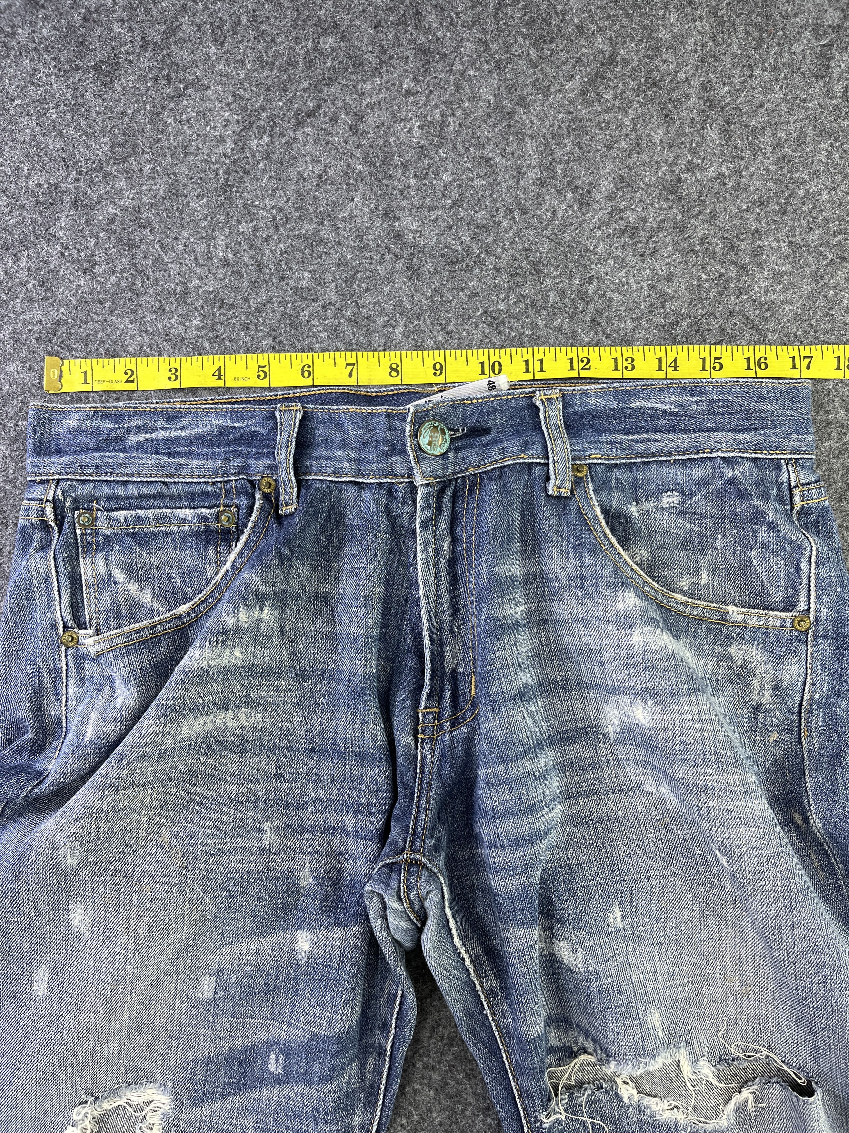 Japanese Brand Savignac 'de Denim Distressed Jeans - J956 Size US 34 / EU 50 - 6 Thumbnail