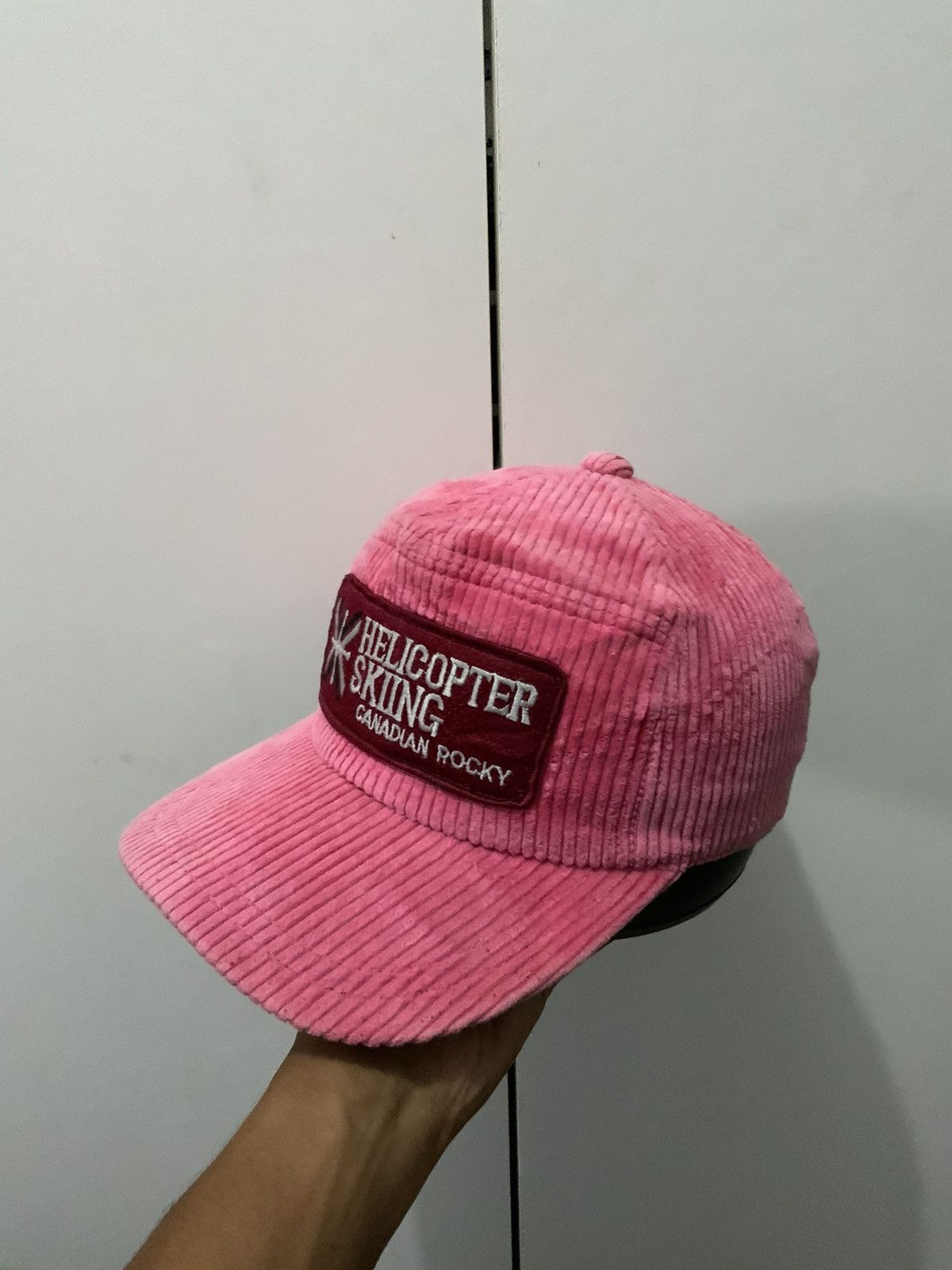 Vintage Vintage Helicopter Skiing Canada Rocky Corduroy Ski Hat Size ONE SIZE - 2 Thumbnail