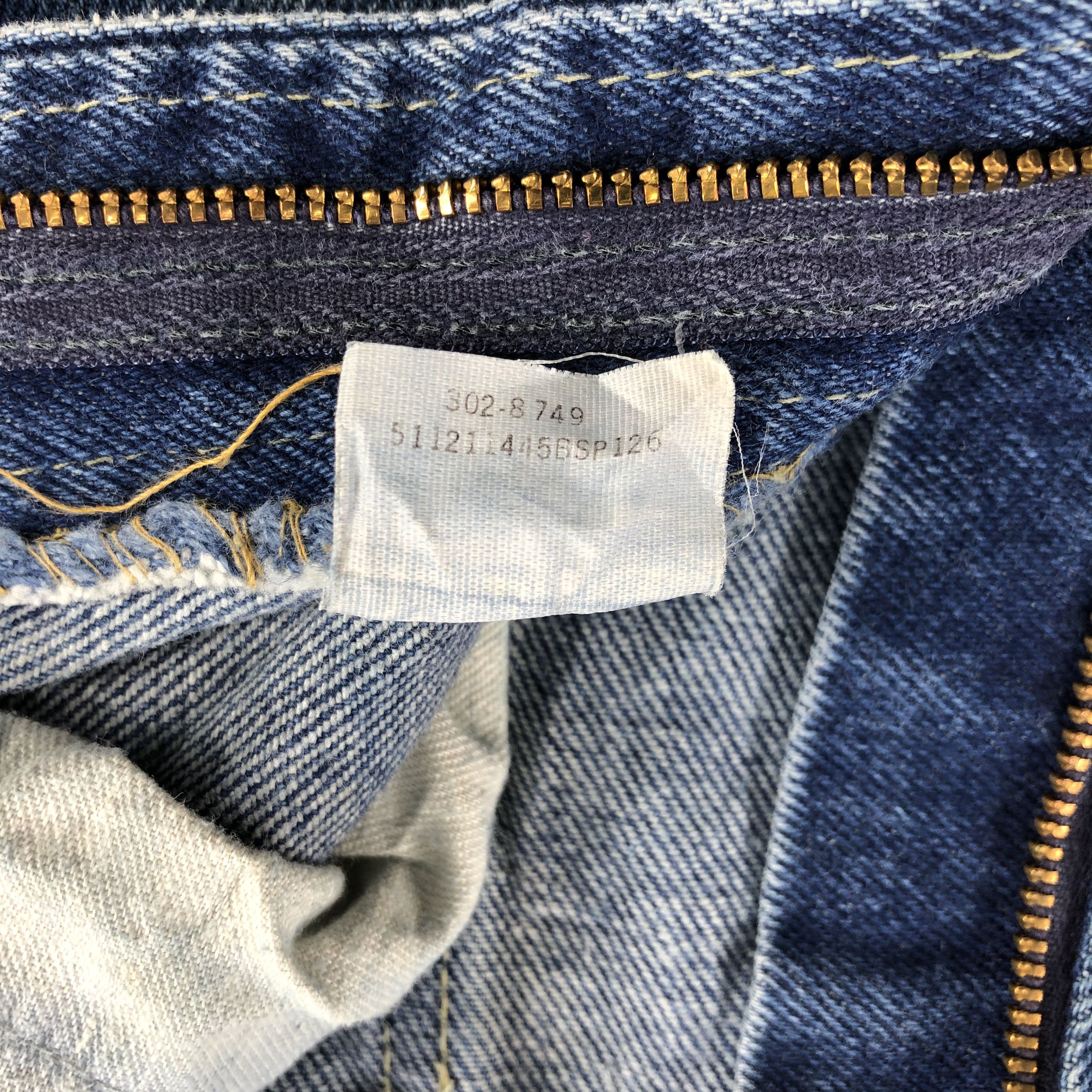 Lee Vintage Blue Wash Lee Jeans-J2418 Size US 26 / EU 42 - 11 Thumbnail
