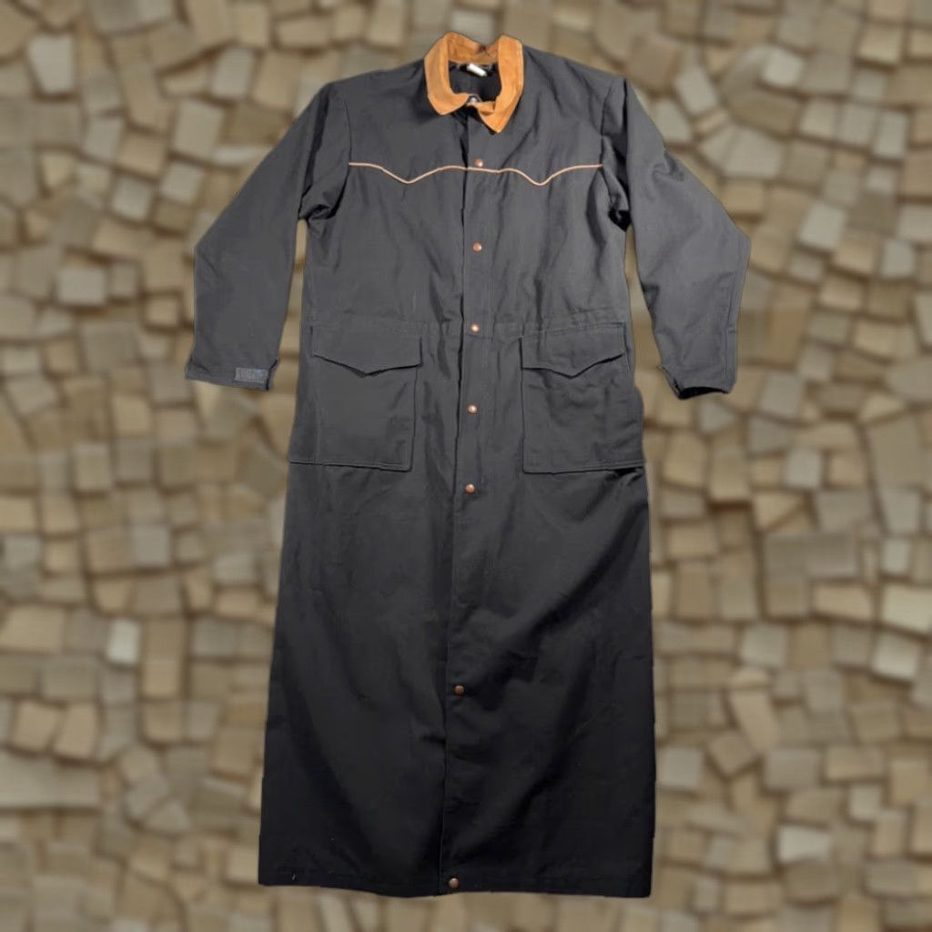 Greats VINTAGE Great Threads Coat Adult EXTRA LARGE Black Drover Western USA 80s Size US XL / EU 56 / 4 - 1 Thumbnail