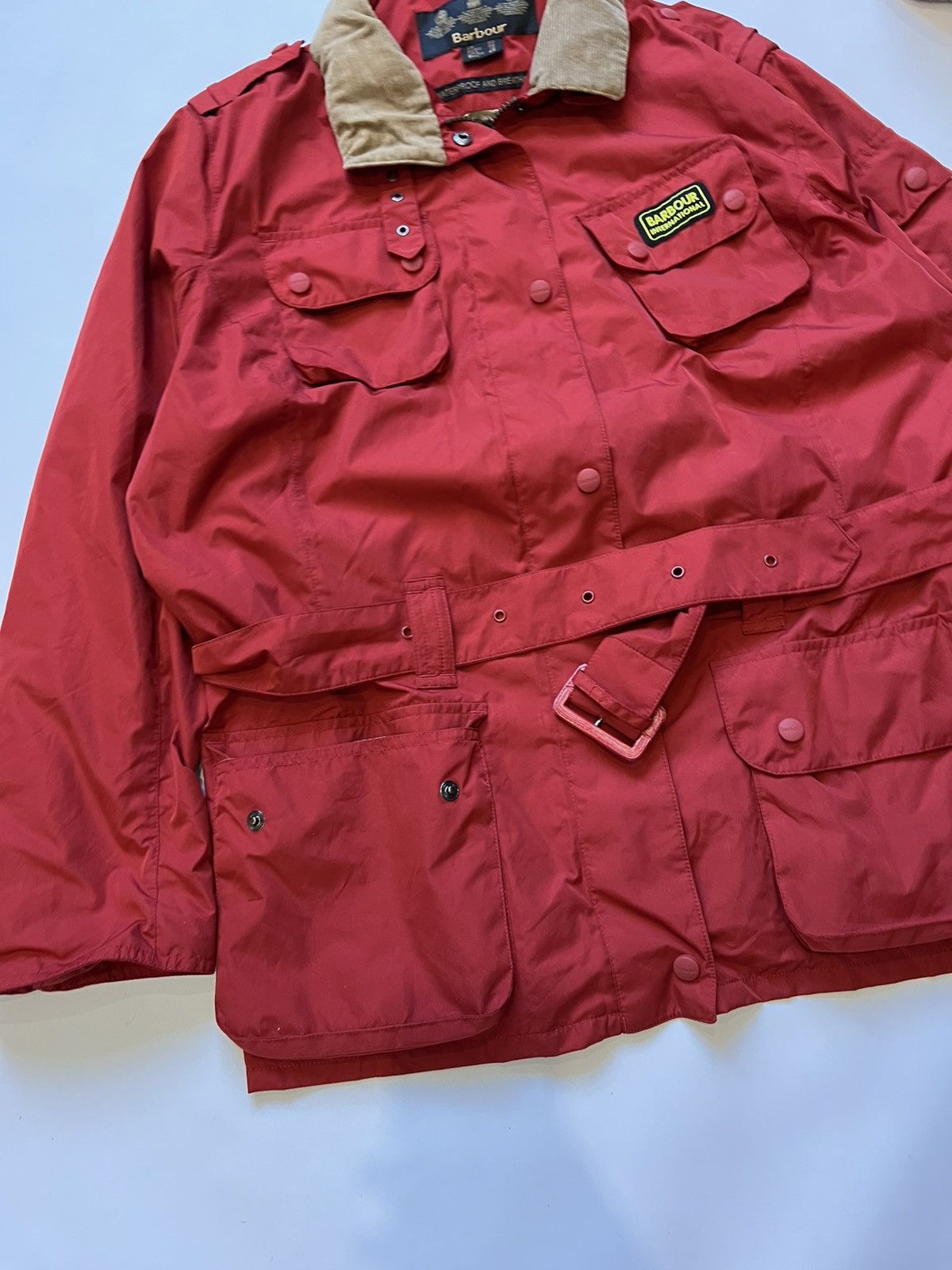 Barbour Barbour Red Multipocket Jacket Womens International Size XXL / US 16-18 / IT 52-54 - 9 Thumbnail