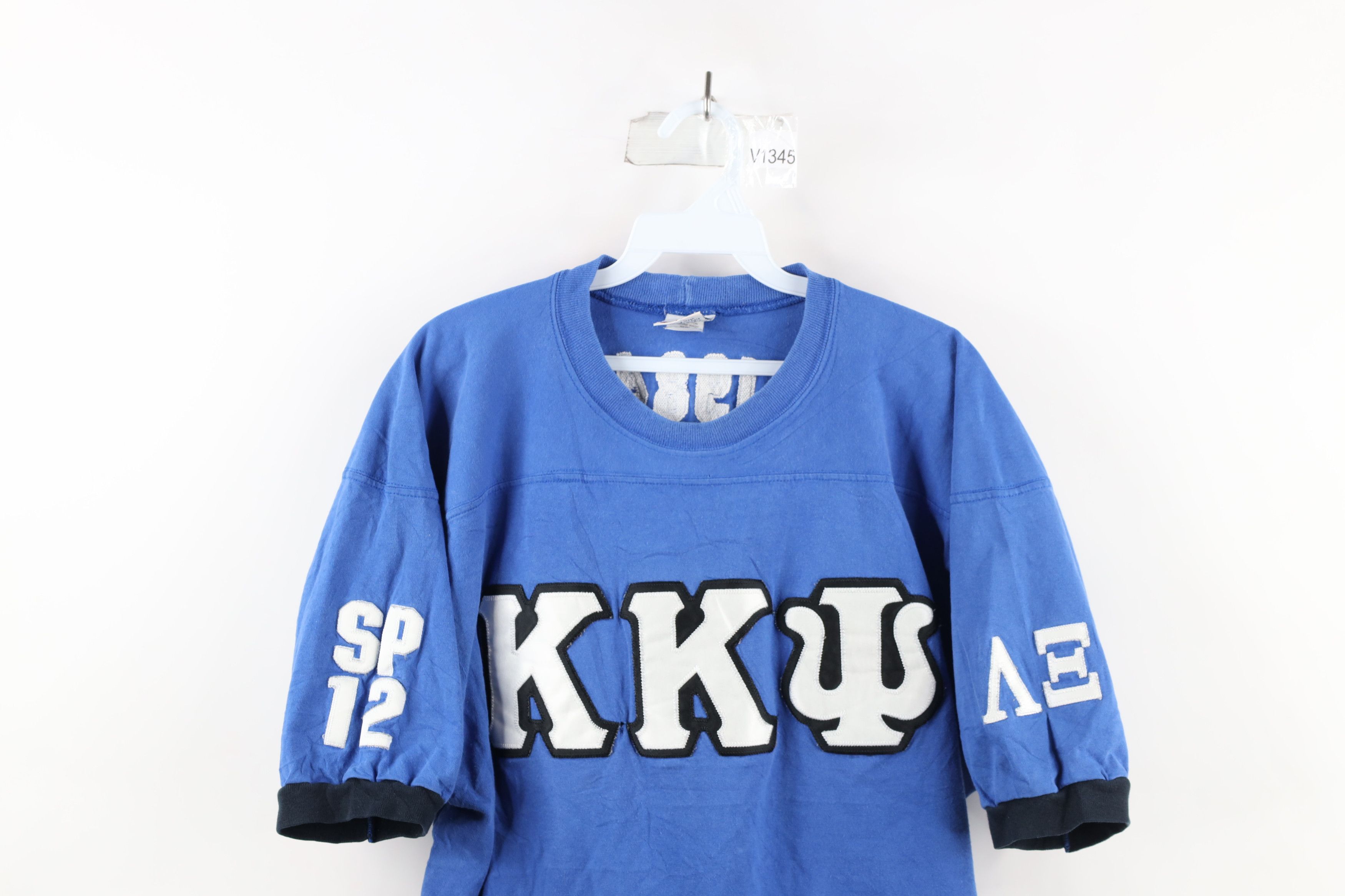 Vintage Vintage 80s Kappa Psi Fraternity Football Jersey T-Shirt USA Size US L / EU 52-54 / 3 - 2 Thumbnail