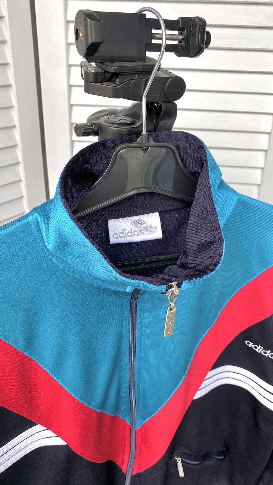 Adidas × Vintage Vintage Adidas Track Firebird Retro Jacket Striped 90s Blue Size US XXS / EU 40 - 8 Thumbnail