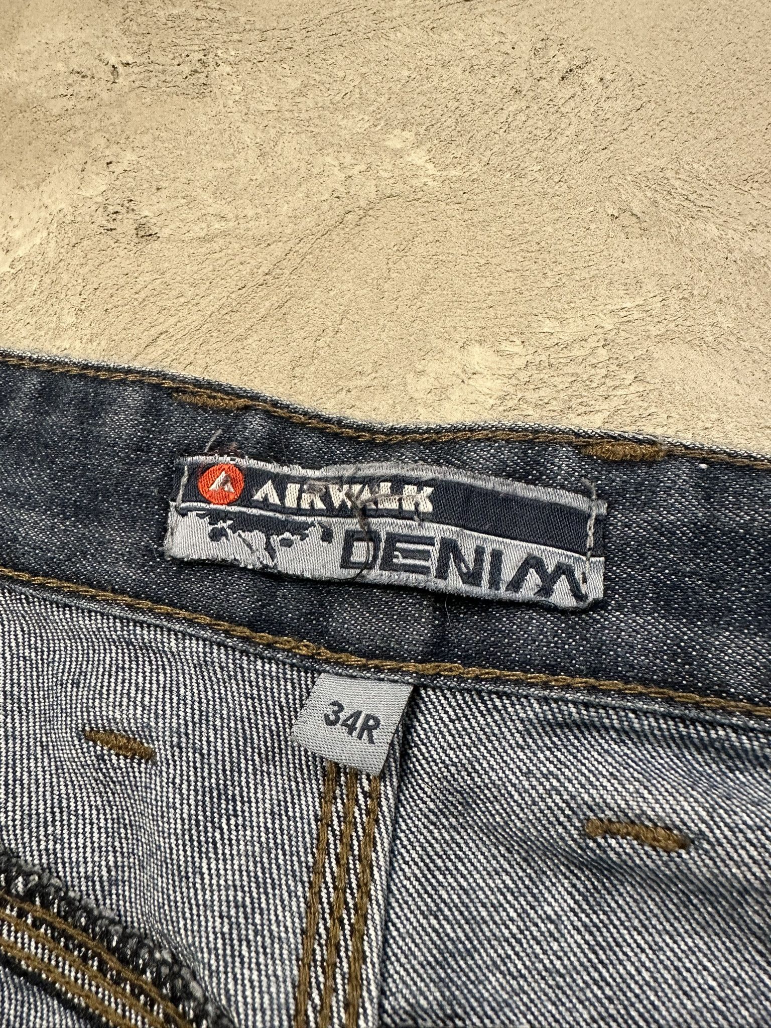 Airwalk Vintage Y2k Airwalk Oversized Hiphop Rap Faded Pants 00s Size US 34 / EU 50 - 9 Thumbnail