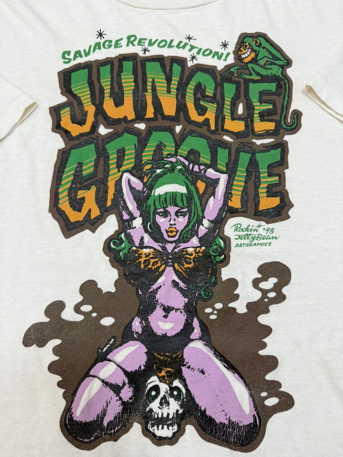 Vintage Vintage JUNGROOVE T-shirt Size US M / EU 48-50 / 2 - 3 Thumbnail